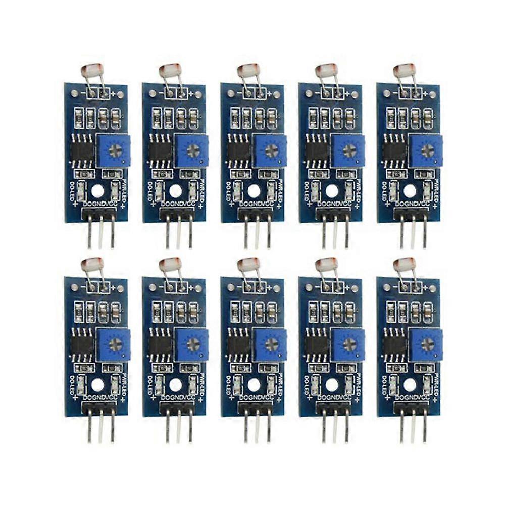 10Pcs Photosensitive Sensor Module Photosensitive Resistor Module