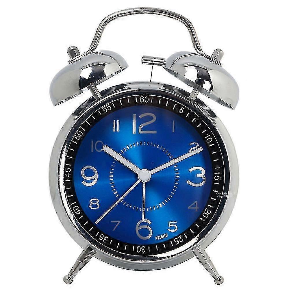 Loud Alarm Clock For Heavy Sleepers Adults, Silent Non-ticking Quartz With Backlight,twin Bell - PR