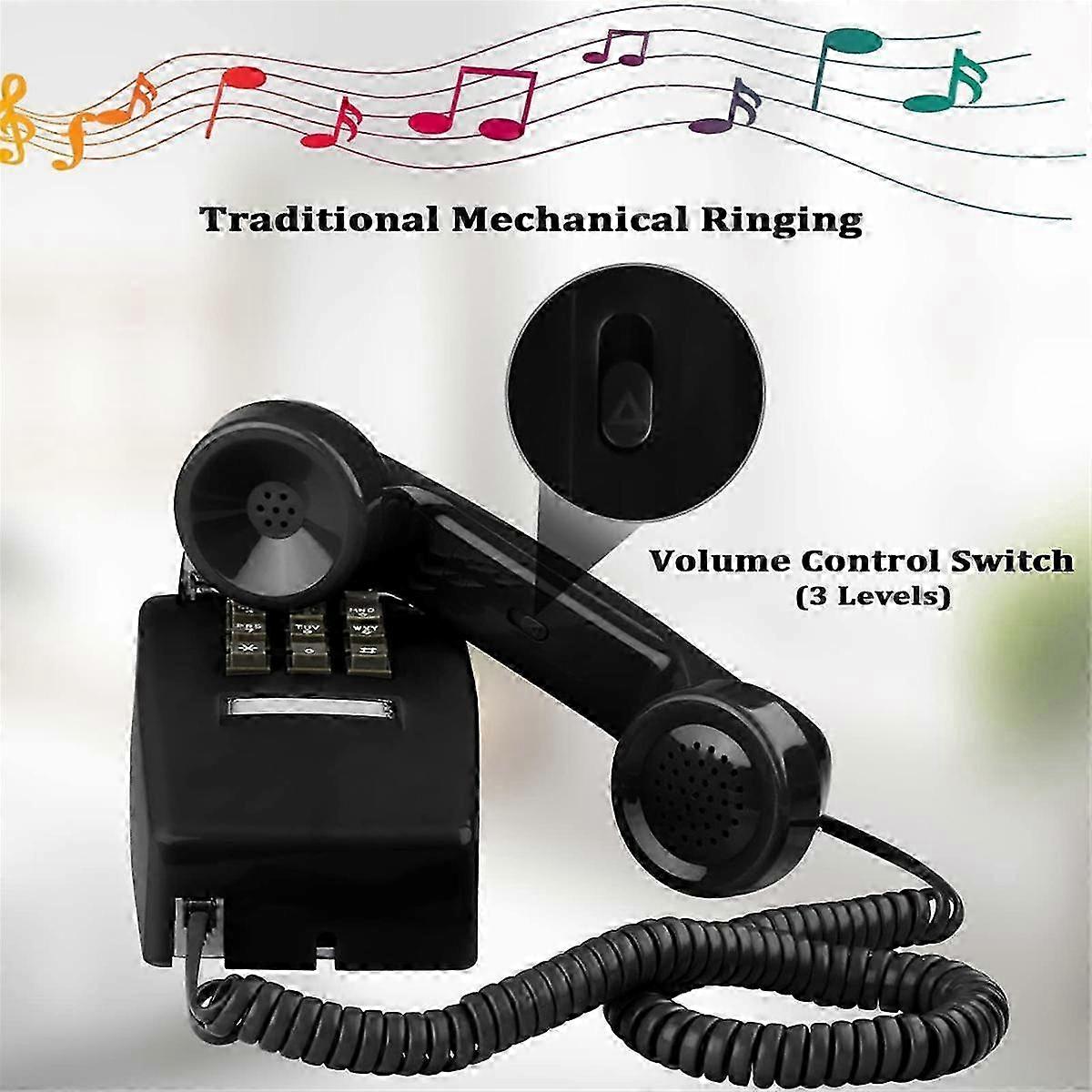 Single-Line Mechanical Ringing Landline Wall Telephones by Classic ...