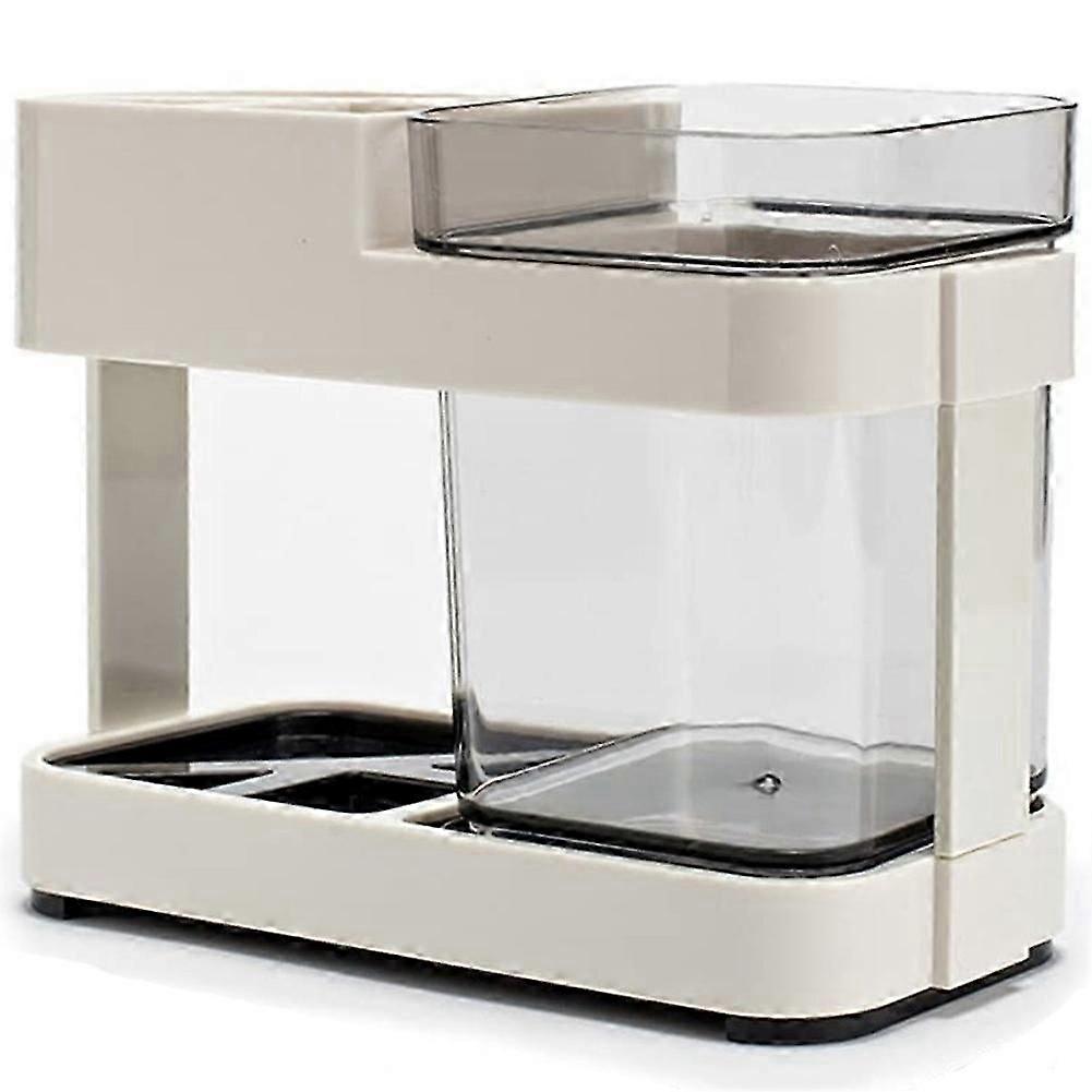 2026 new Toothbrush Toothpaste Stand Holder with 1 Cup Bathroom Storage Organizer