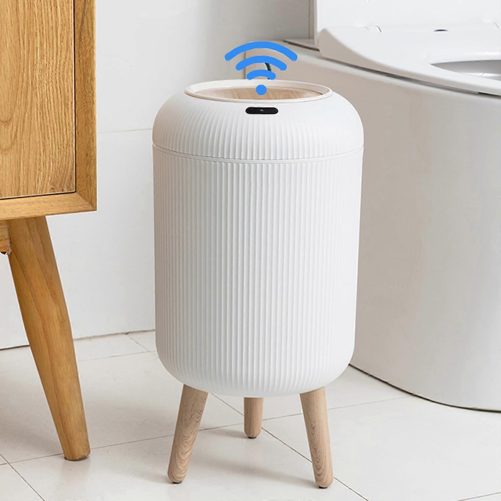 Automatic Touchless Smart Trash Can for Bathroom