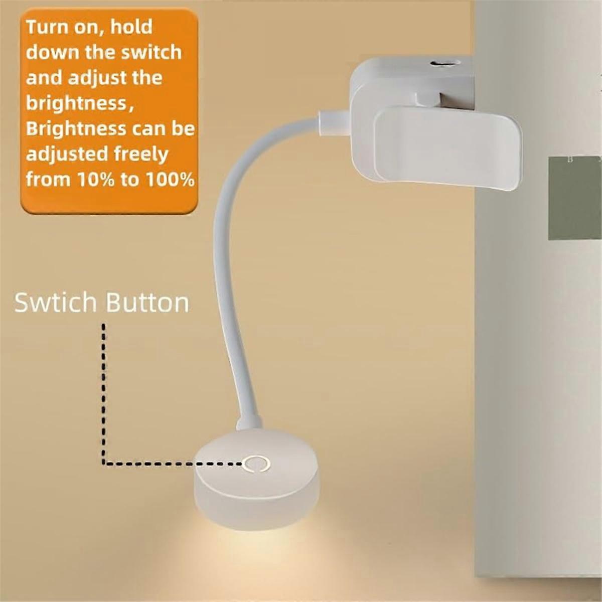 4pcs Rechargeable Book Light Bulk for Reading in Bed