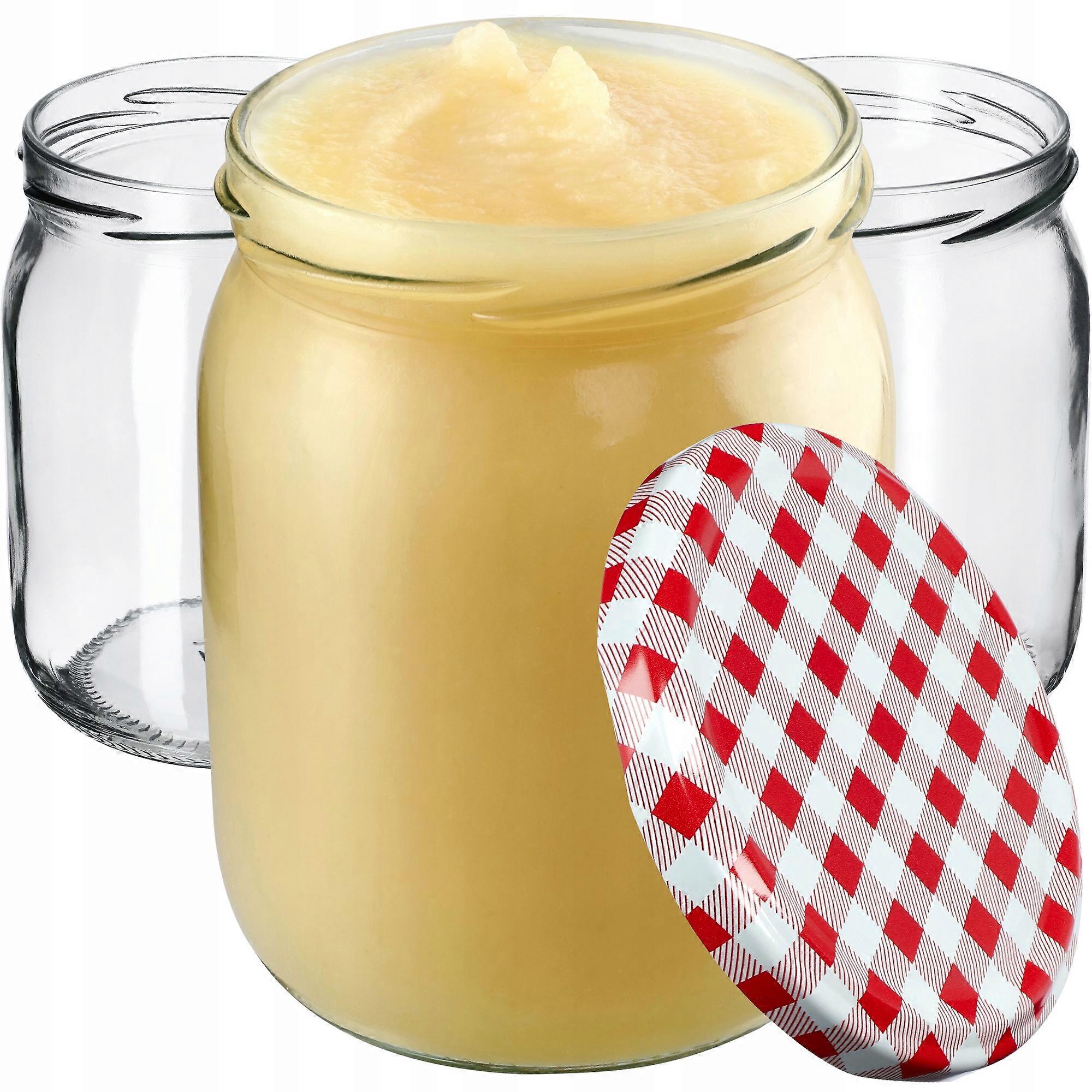 Borcane KADAX Senna 540ml 8buc 82mm + capace "Red Check"