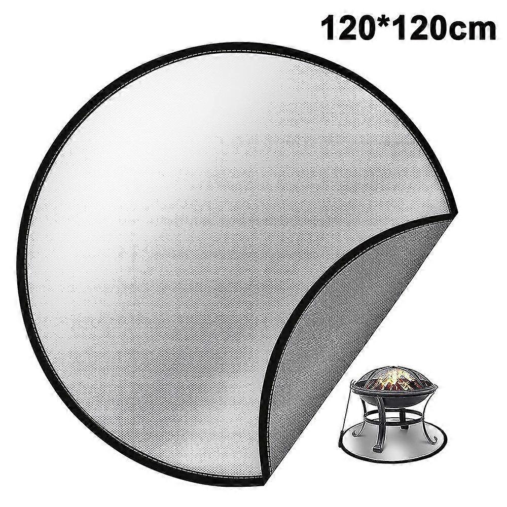 Silic Fireproof Fire Pit Mat, Fire Pit High Temp Mat With , Deck Defender, U