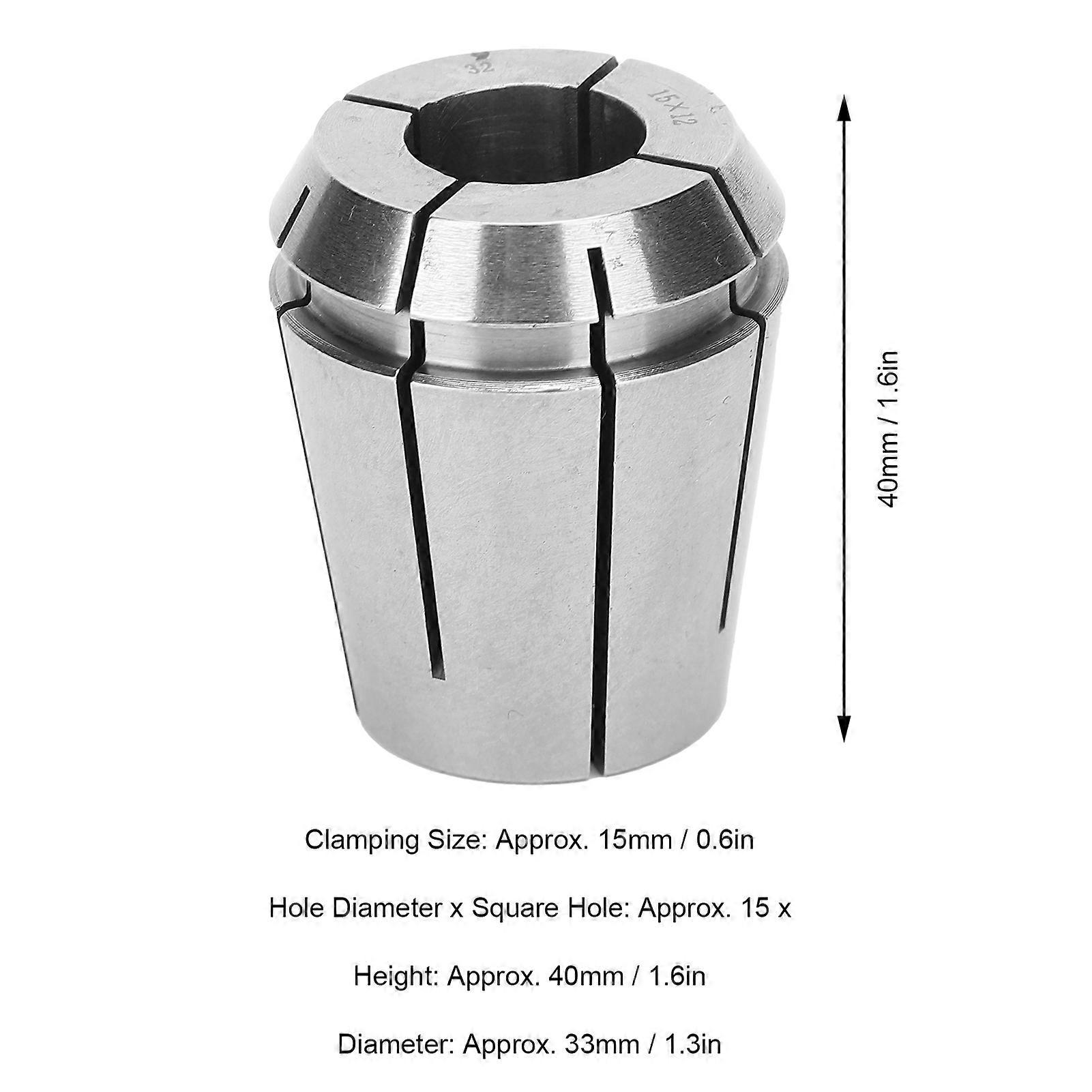 ERG32 CNC Engraving Collet Spring Chuck 15 x 12mm 0.008mm Accuracy