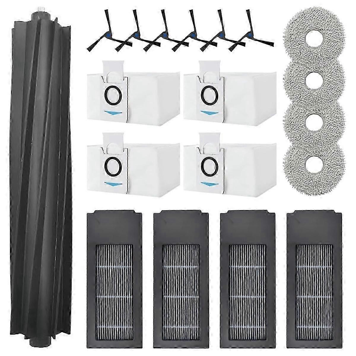 עבור Deebot X2 Omni שואב אבק גומי מברשת צד ראשי מסנני Hepa מגב בד שקיות אבק אביזרים