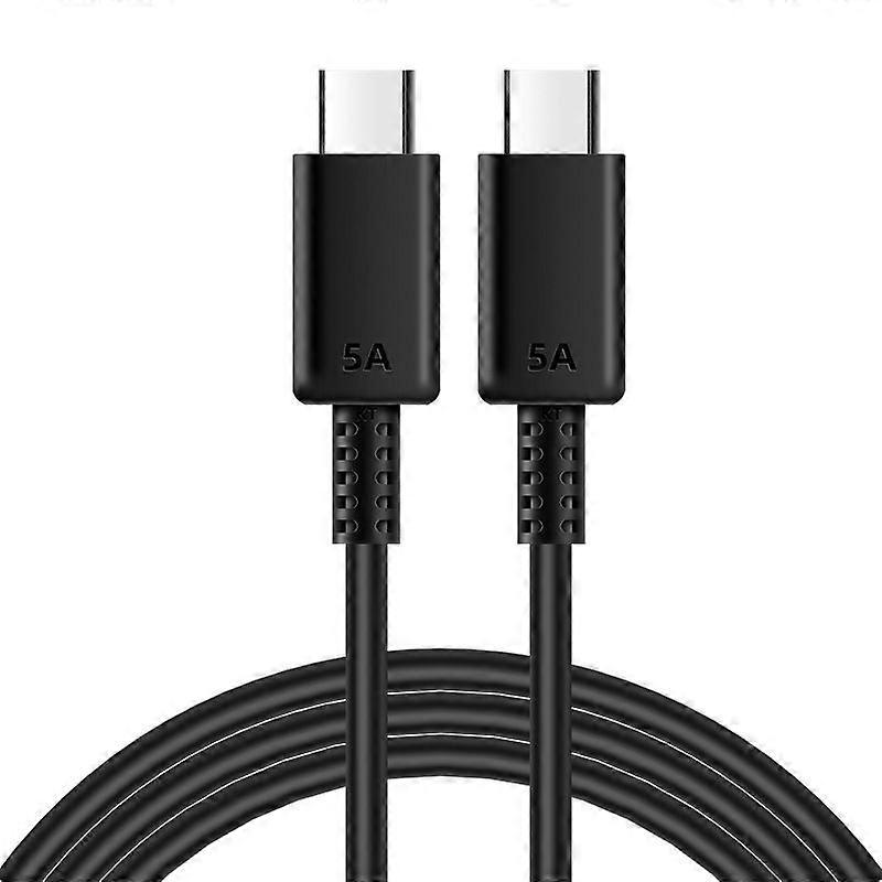 PD 5A 45W Dual USB C Fast Charging Cable for Samsung S22 S23 S24 plus Note 20 Ultra A53 A54 A55 2m Quick Charge Data Cable