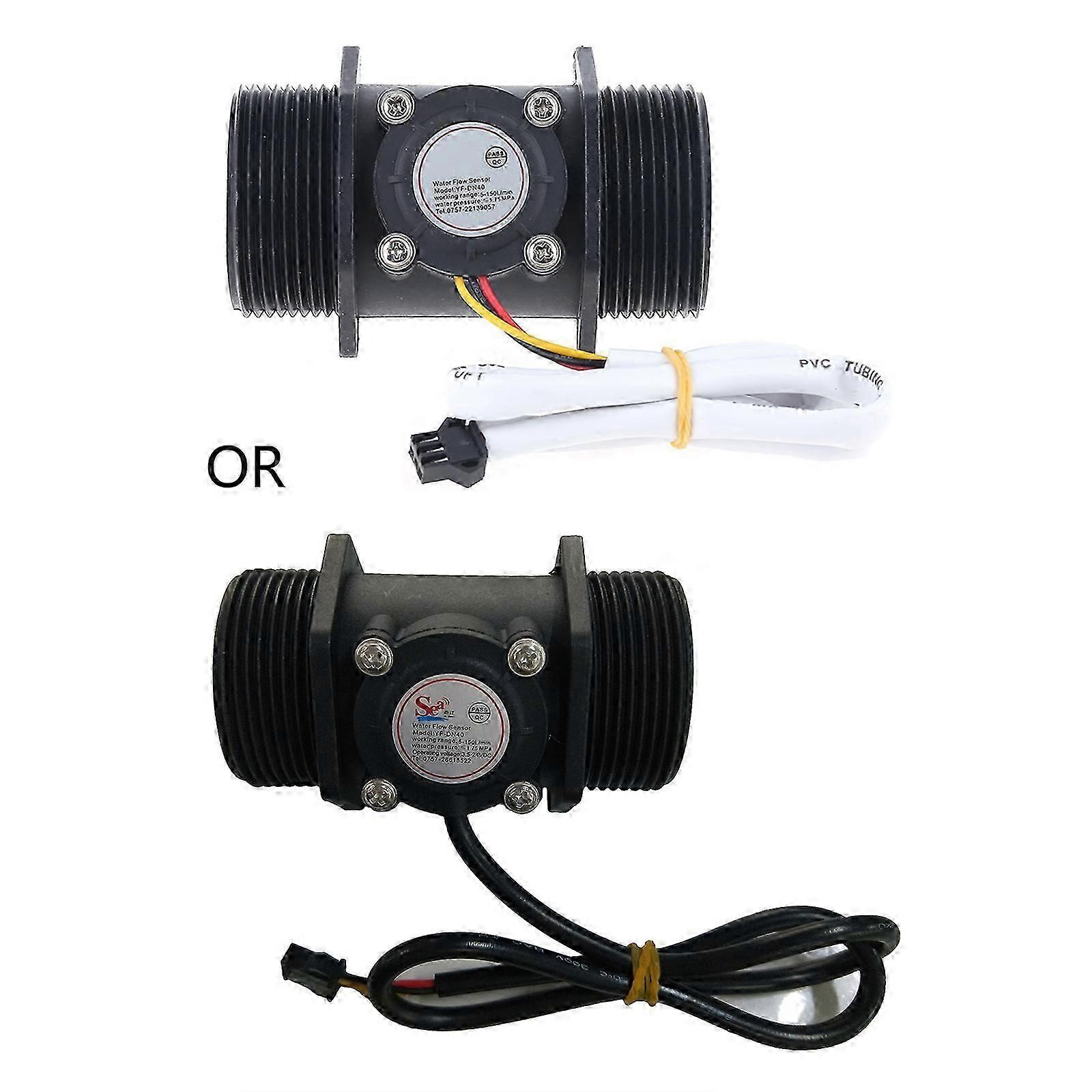 DN40 DN50 Water Flow Sensor Hall Flowmeter Meter Counter Instrument Measurement