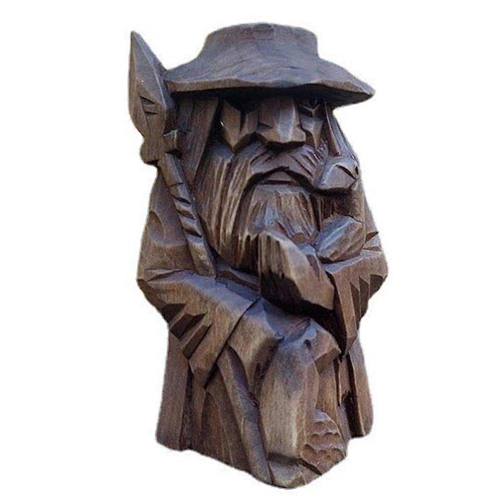 Scandinavian Sculptures - Odin Thor Tyr Ulfhednar Viking Mythology Figure Set for Home Office Decoration