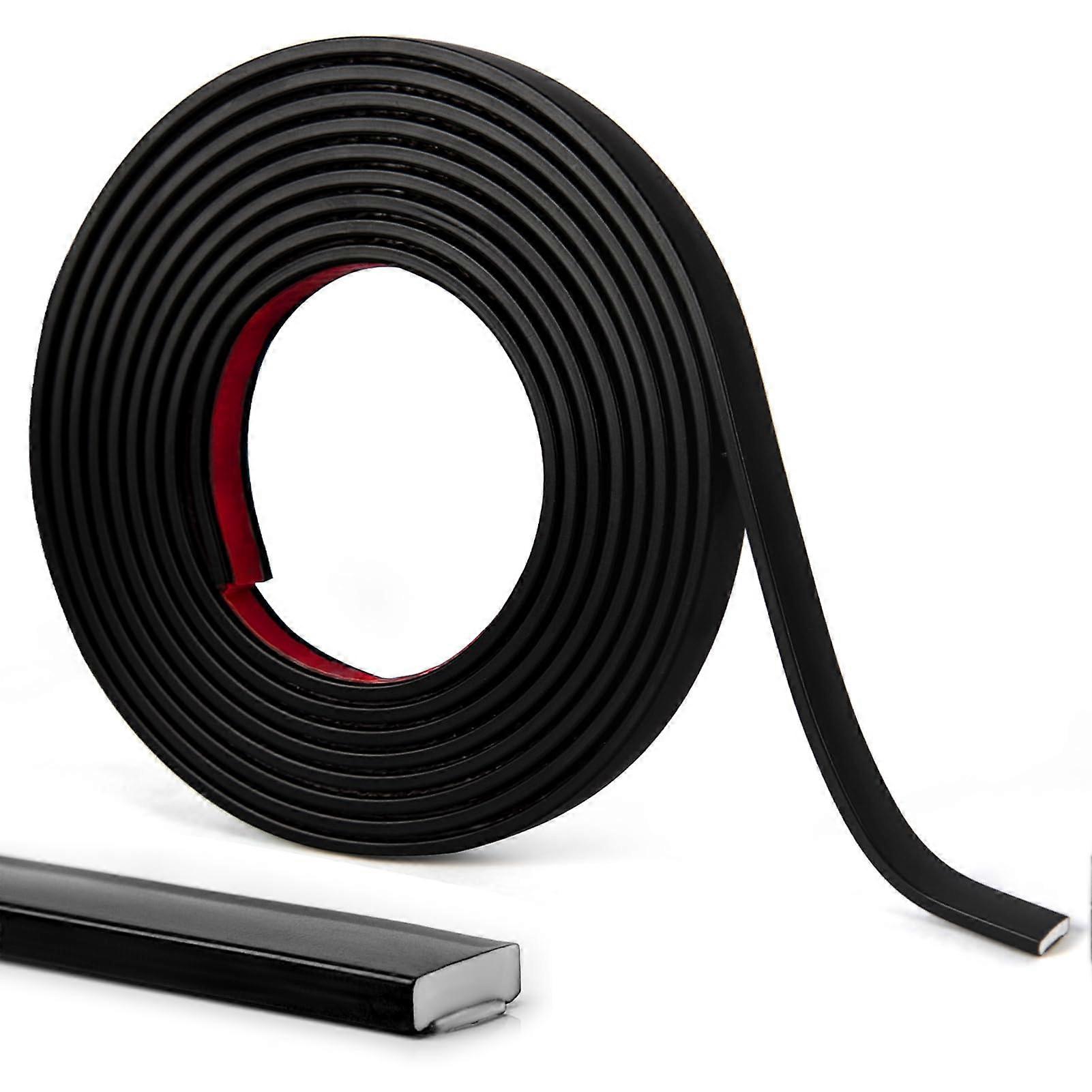 30 Ft Peel and Stick Black Molding Trim for Walls, Edges, Backsplash Tile, Flexible Self-Adhesive Design