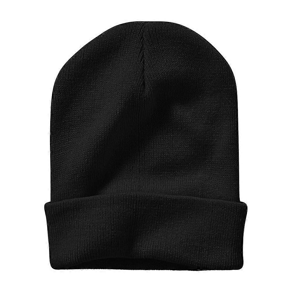 Special Beanie Hat for Men and Women, Embroidered Knit Winter Cap, Soft Comfortable Stylish Design with Crucifixion Detail