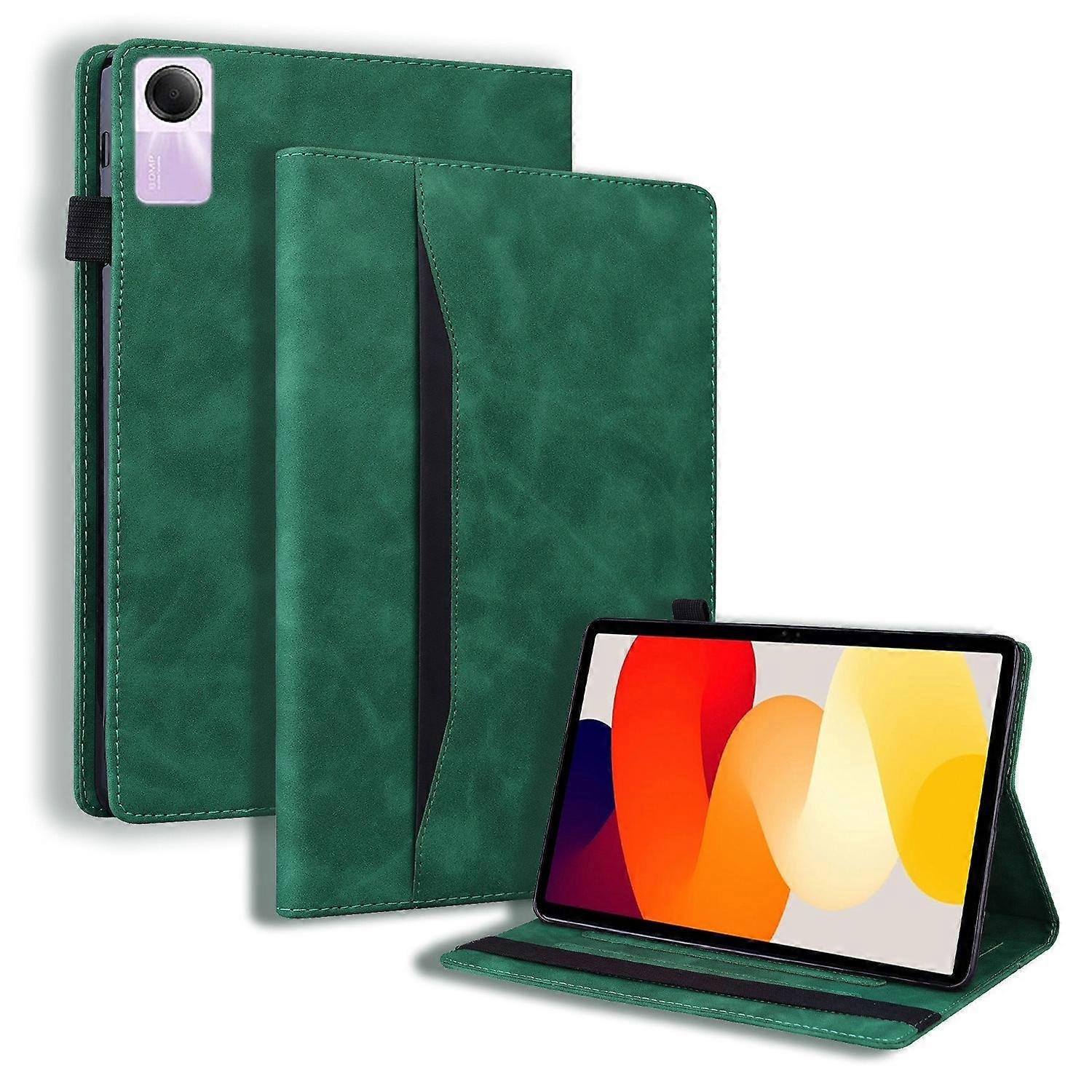 Splicing Schokbestendige Lederen Tablet Case