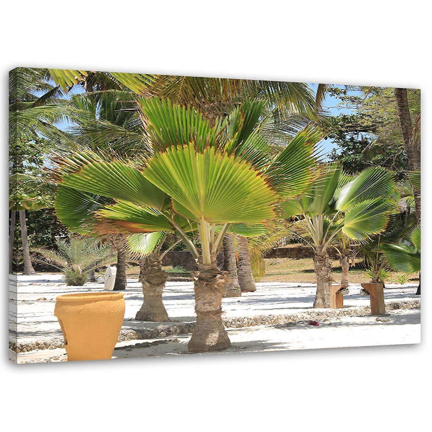 Pânză, Copaci tropicali - 100x70