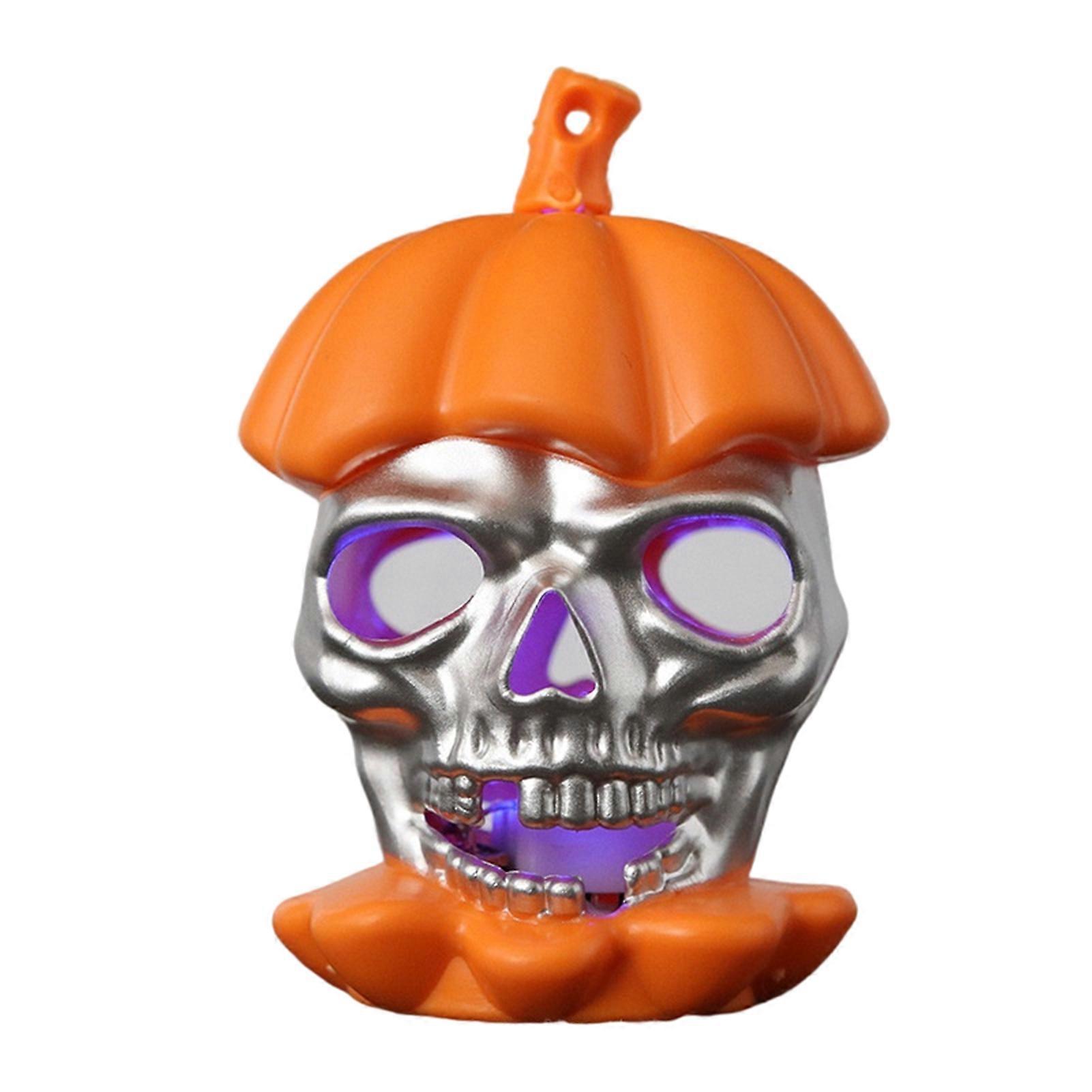 Halloween Themed Candle Light LED Glowing Desktop Ornament Decorative Props for Home