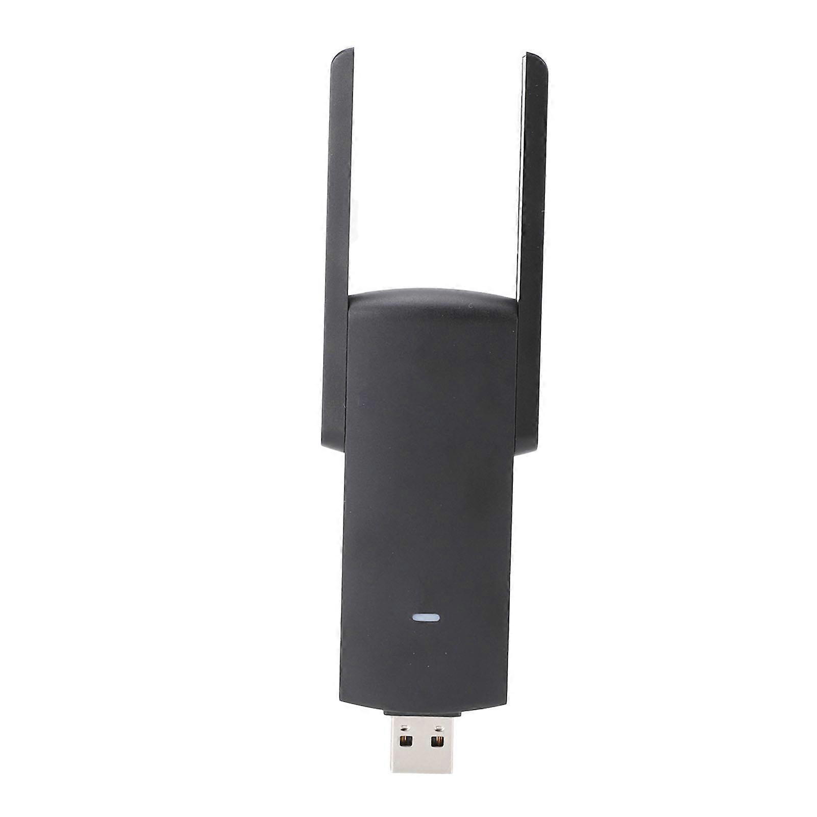 USB Fidelity Desktop PC 1300Mbps 2.4G 5.8G Band Wireless Network Adapter with High Gain Dual Antennae Supports for Win 10 11
