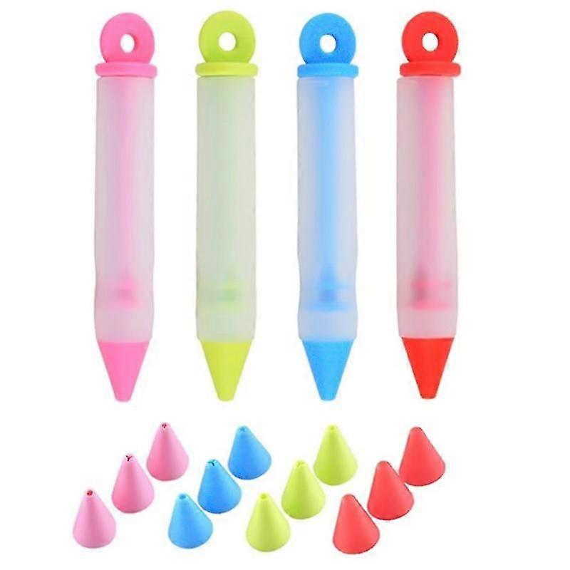 Cake Decorating Pens Kit Multipurpose Silicone Food Writing Pen Practical Kitchen Baking Gadgets
