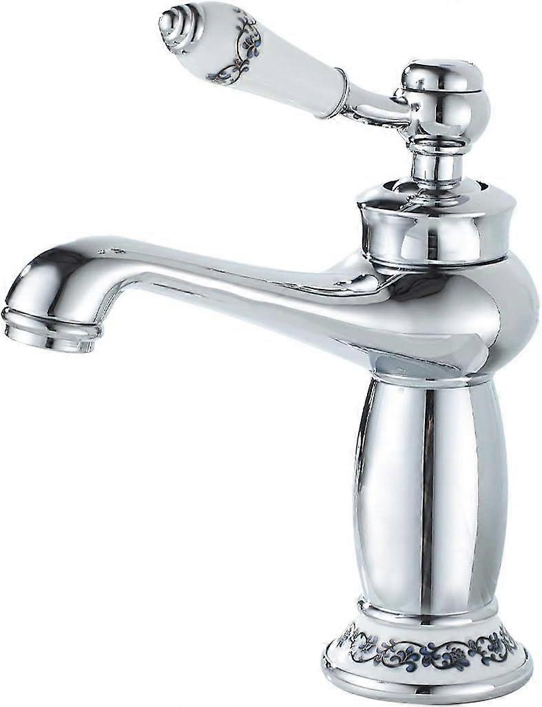 صنبور الحمام الكروم مقبض واحد صنبور الحمام لحوض الحمام أو حوض ساخن وبارد قابل للتعديل من صنبور خلاط الحوض