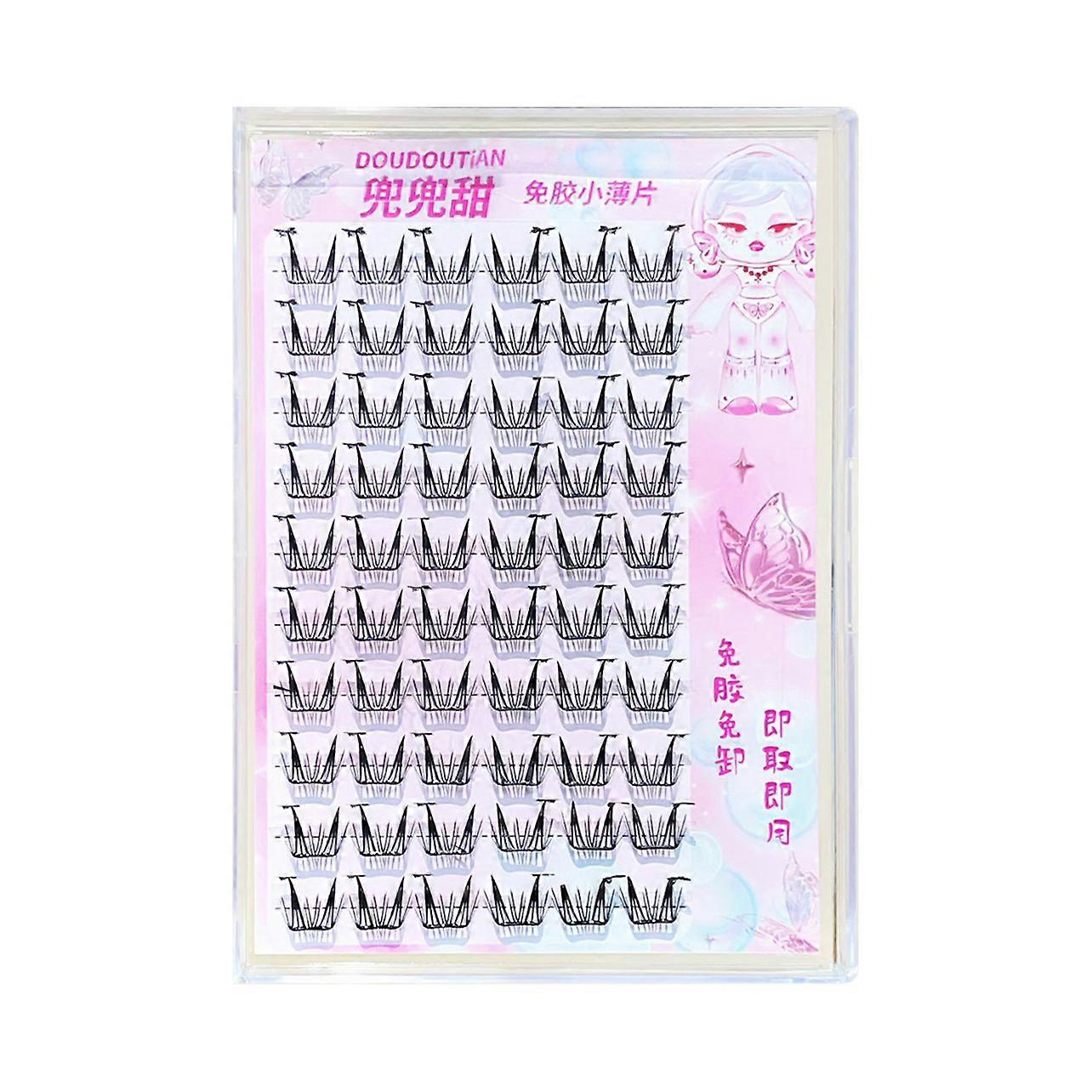 C Curl Natural & Wispy Lash Wisps Segmentación Comic Lash Clusters