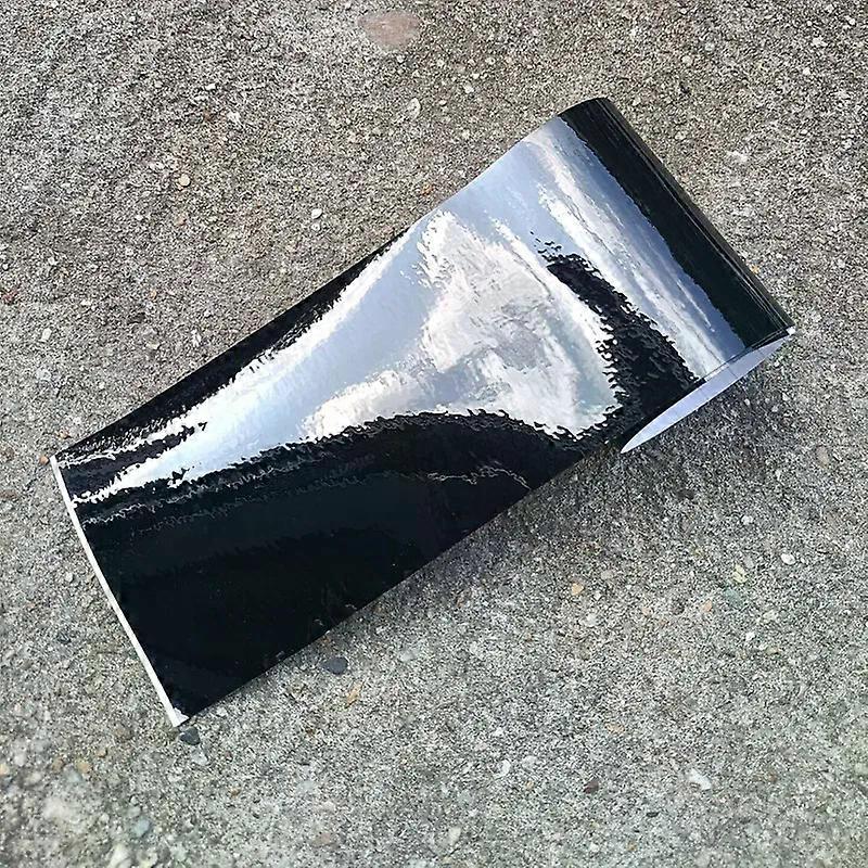 10cm Width Matte Gloss Black Air-Release Vinyl Wrap Roll Glossy Car Body Sticker Wrapping Foil