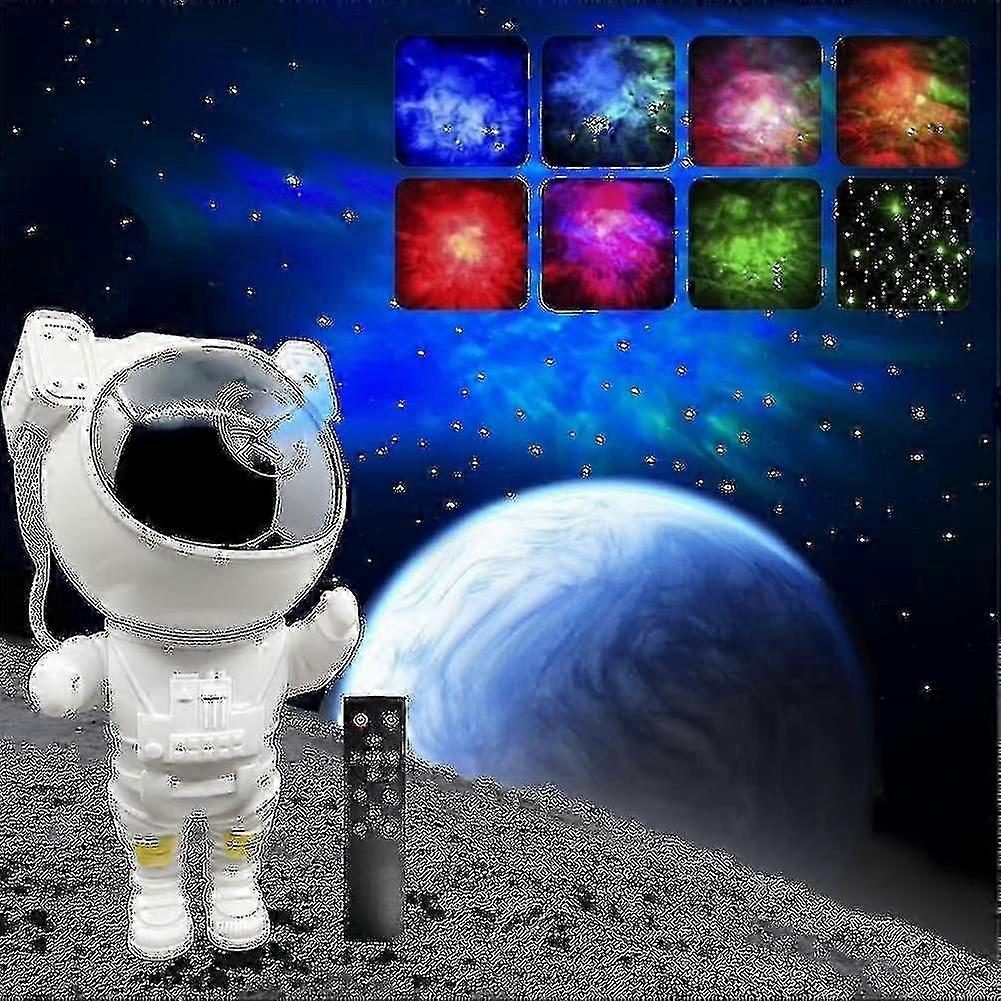 Space Buddy Projector Light, Pleshy Spacebuddy Projector, Space Buddy Pleshyco, Astronaut Star Projector Galaxy Light With Remote Control (e) -q
