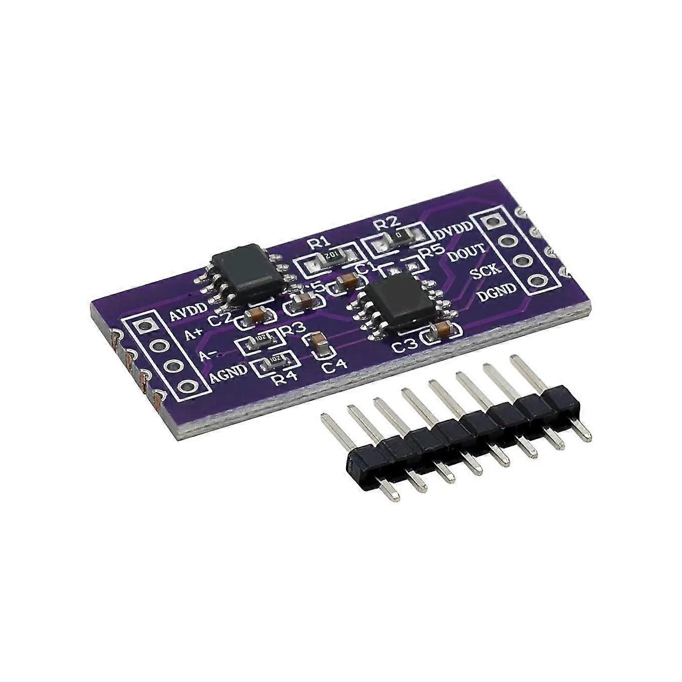CS1237 24-Bit ADC Module with TL431 External Reference Chip for Single-Channel Weighing Applications
