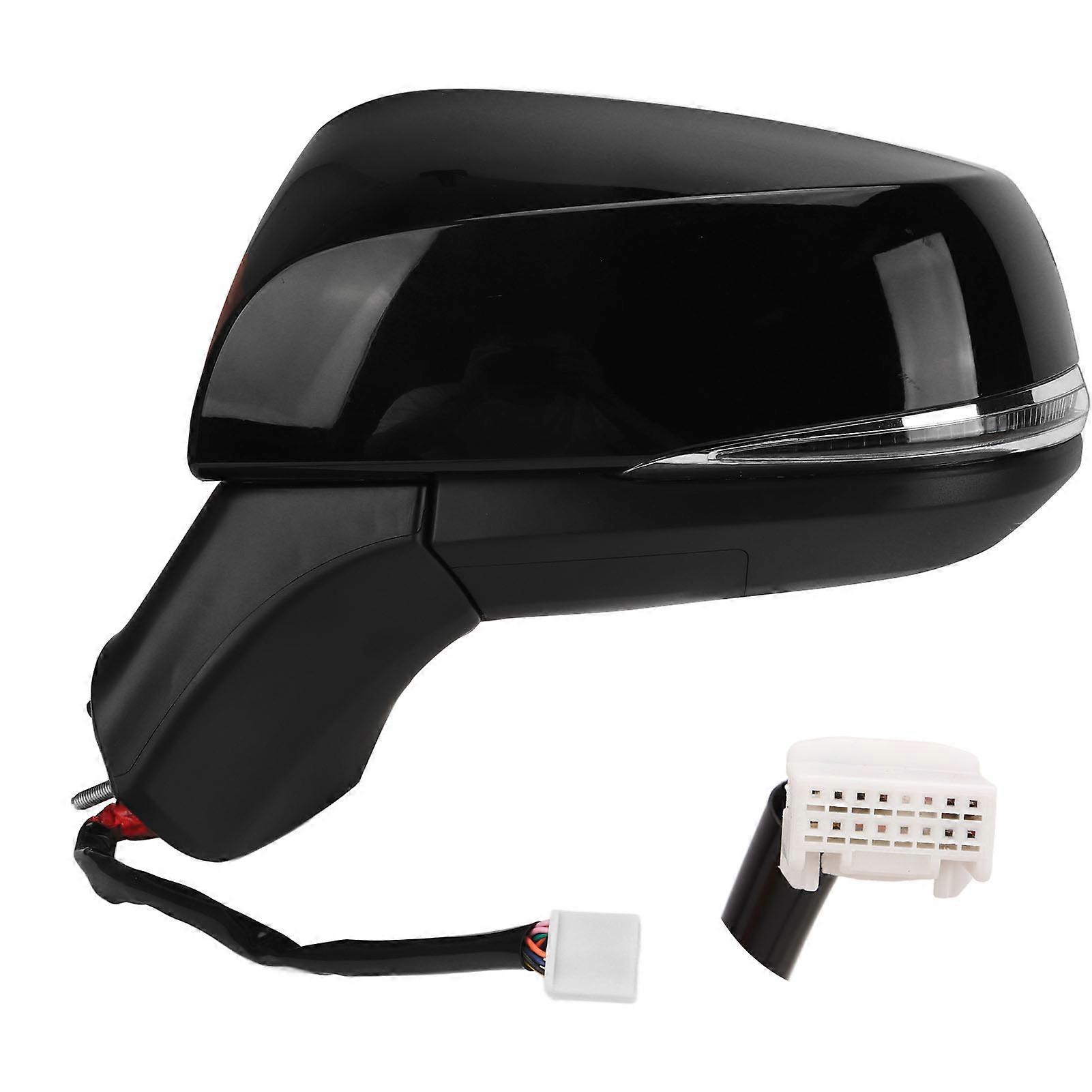 Gloss Black Power Heated Side Mirror with Turn Signal BSM for RAV4 XA50 2019‑2022