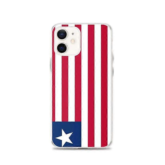 iPhone Case - PIXELFORMA - iPhone 12 - Liberia Flag - Soft Silicone - Lightweight Design