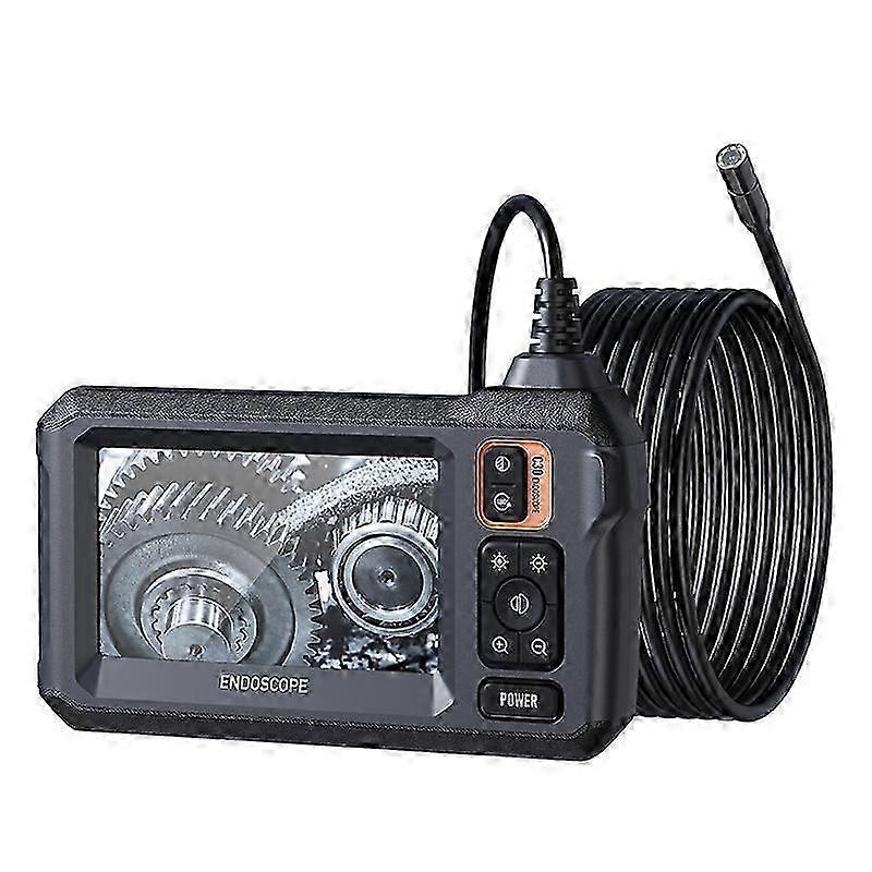 C30-M 10m Hard Wire Inspection Camera 8mm Lens Waterproof LED Drain Pipe Borescope