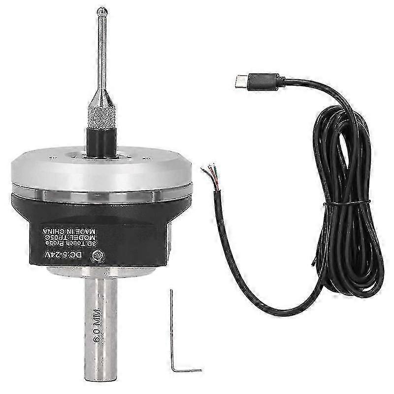 CNC V6 Anti-Roll 3D Touch Probe Edge Finder to Find the Center Desktop CNC Probe for Mach 3 and Grb