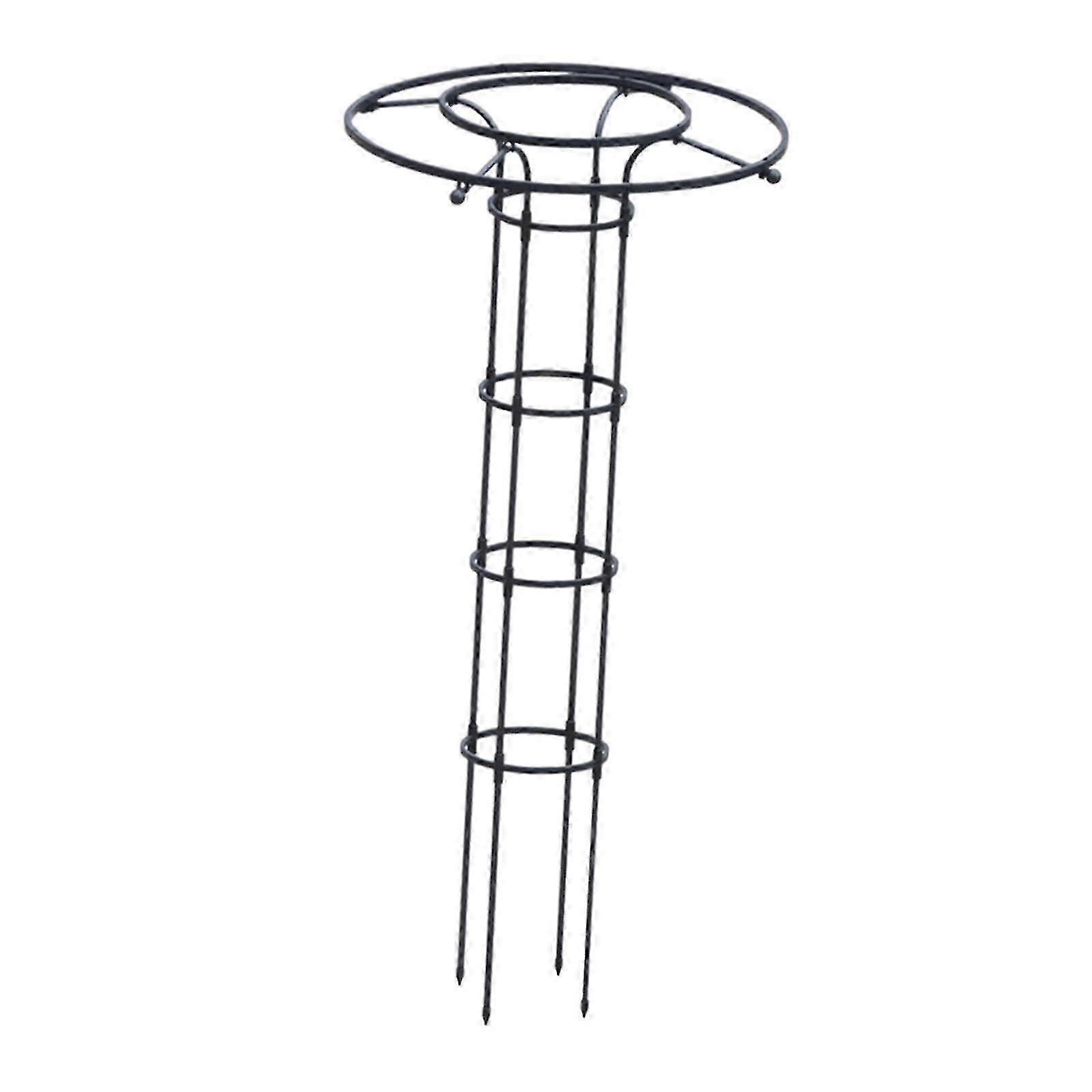 Garden Obelisk Trellis Vertical Umbrella Trellis Tower Frame For Roses Vines 90cm Height -CEUK