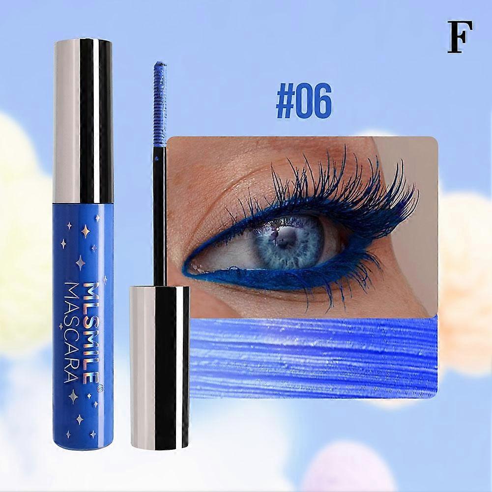 06(F)$Colored Mascara Waterproof Non-smudge Eyelash Curler Christmas Party Makeup
