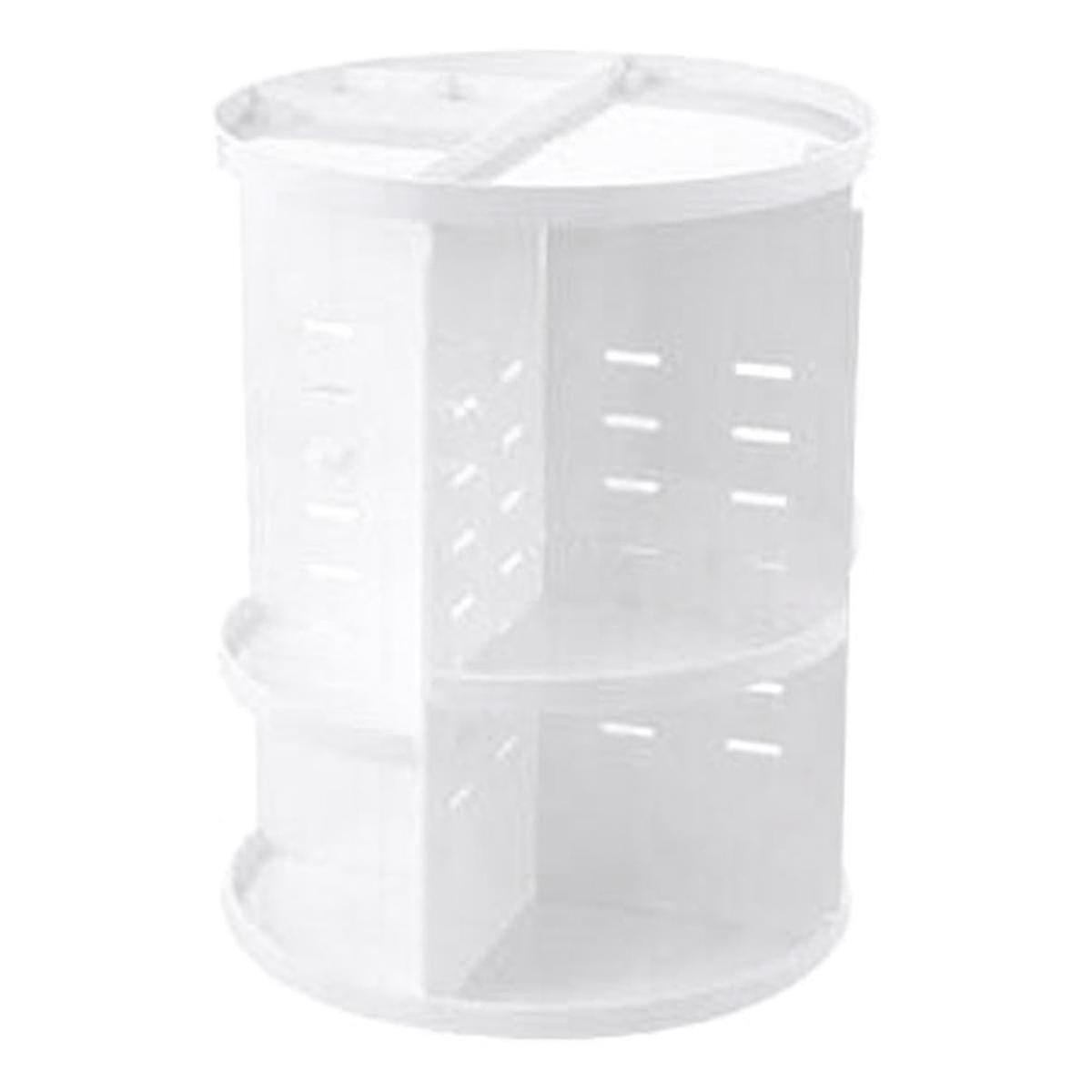 360 Rotating Makeup Organizer, DIY Adjustable Makeup Spinning Storage Rack, Capacity Makeup Holder