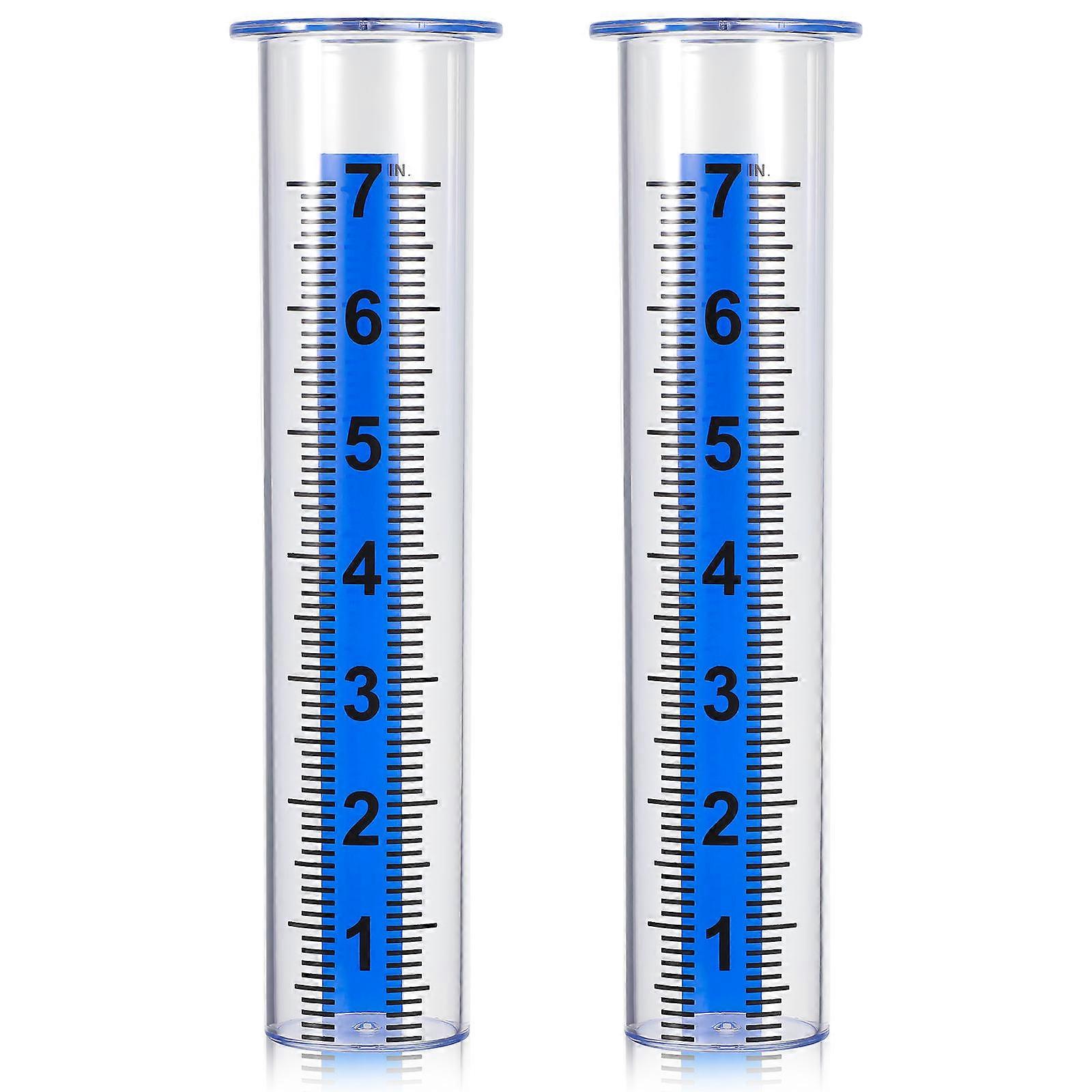 Yard Rainfall Indicator, Precision Markings with Durable Plastic Build
