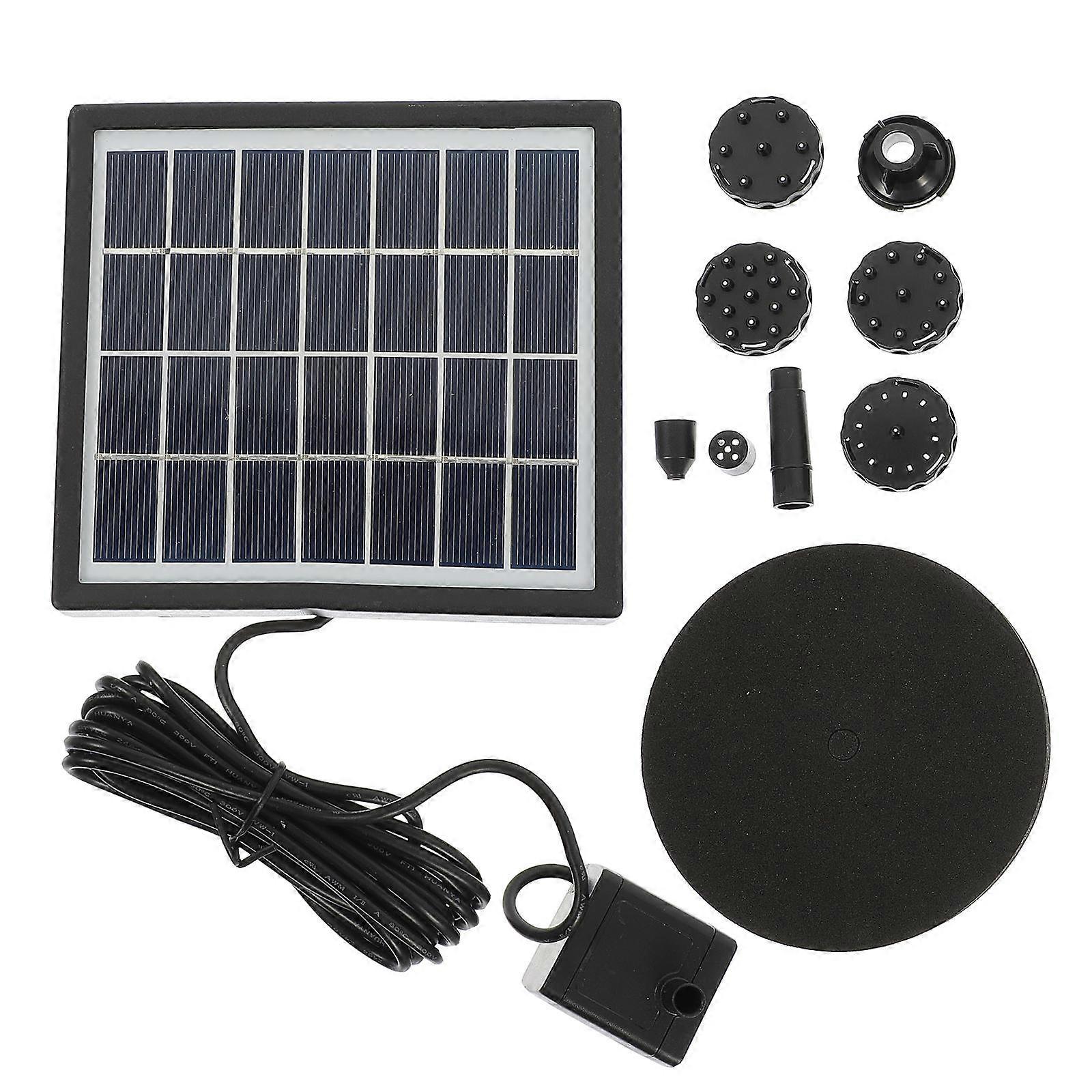 Tiny Solar Fountain System, Decorative for Parks, Safe and Efficient Use