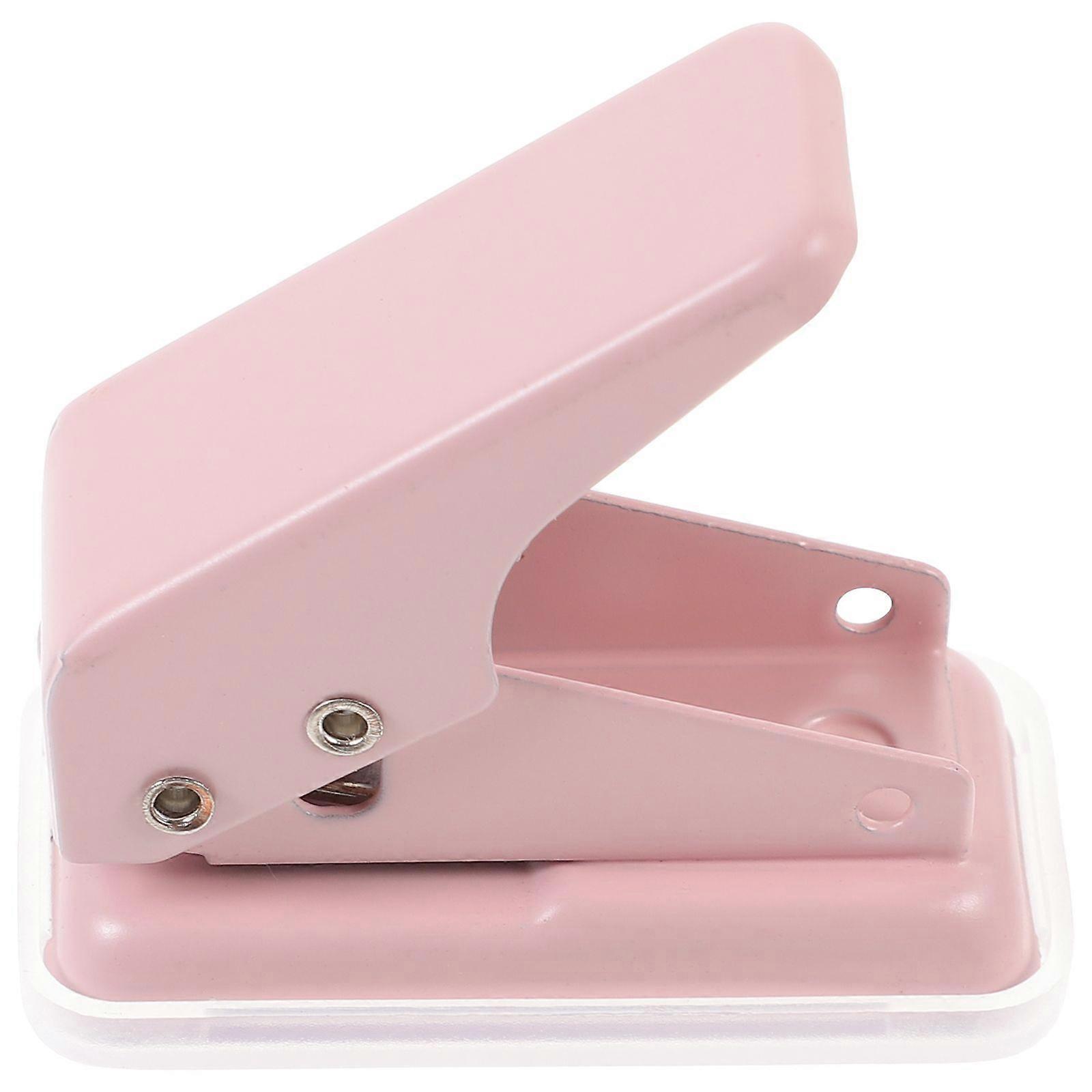Loose Leaf Hole Puncher Paper Sheets Hole Maker Manual Single Hole Punch For Office Hole Punch