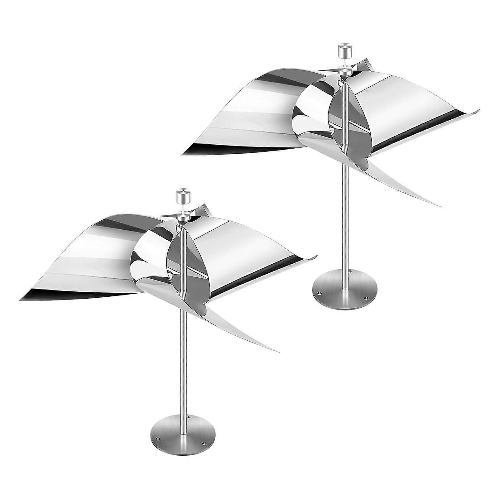 Reflective Windpowered Bird Deterrent for Railings, Gardens, Terraces Ref: 2629
