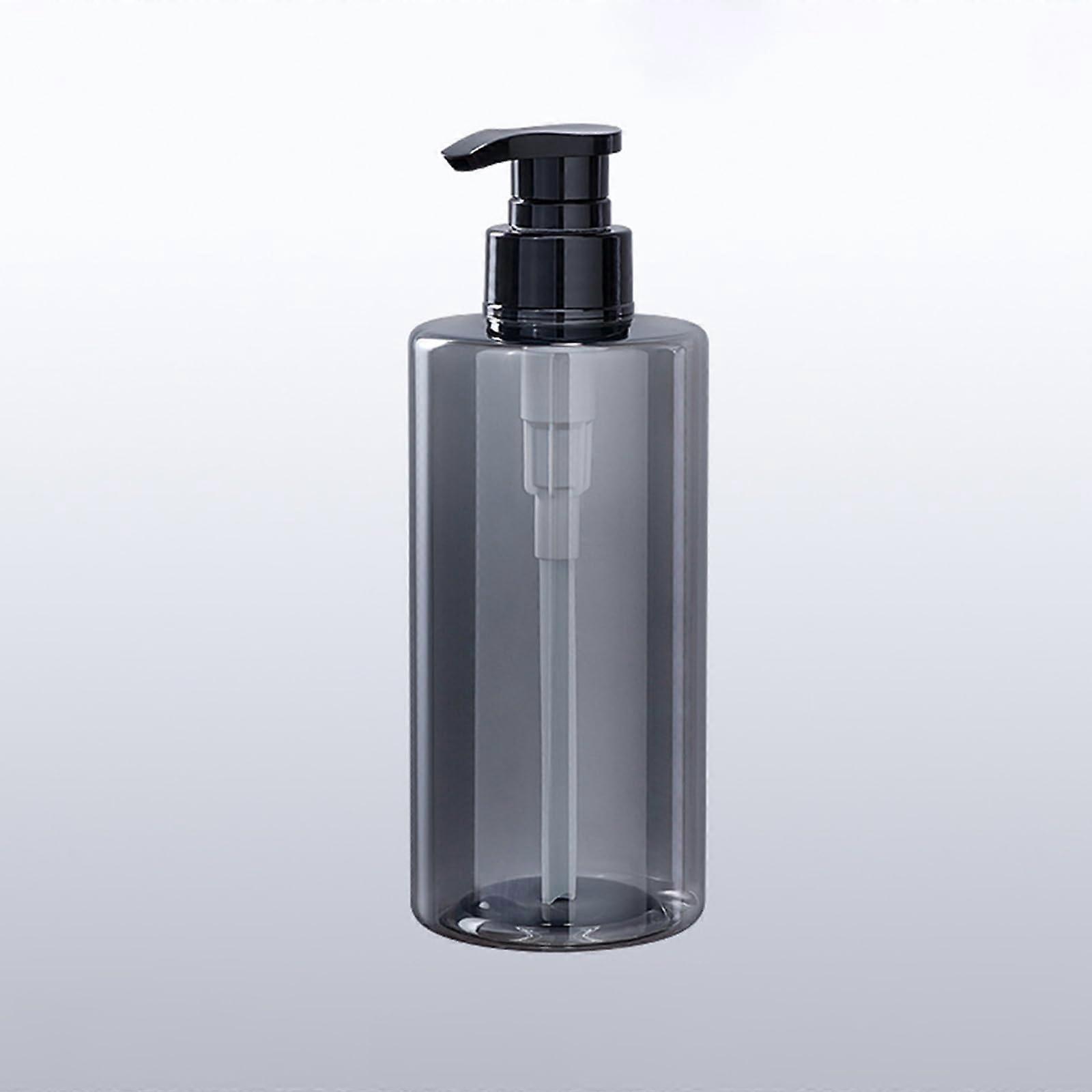 Pump bottle dispenser, 500 ml, transparent, refillable, for shampoo and conditioner Ref: 6292