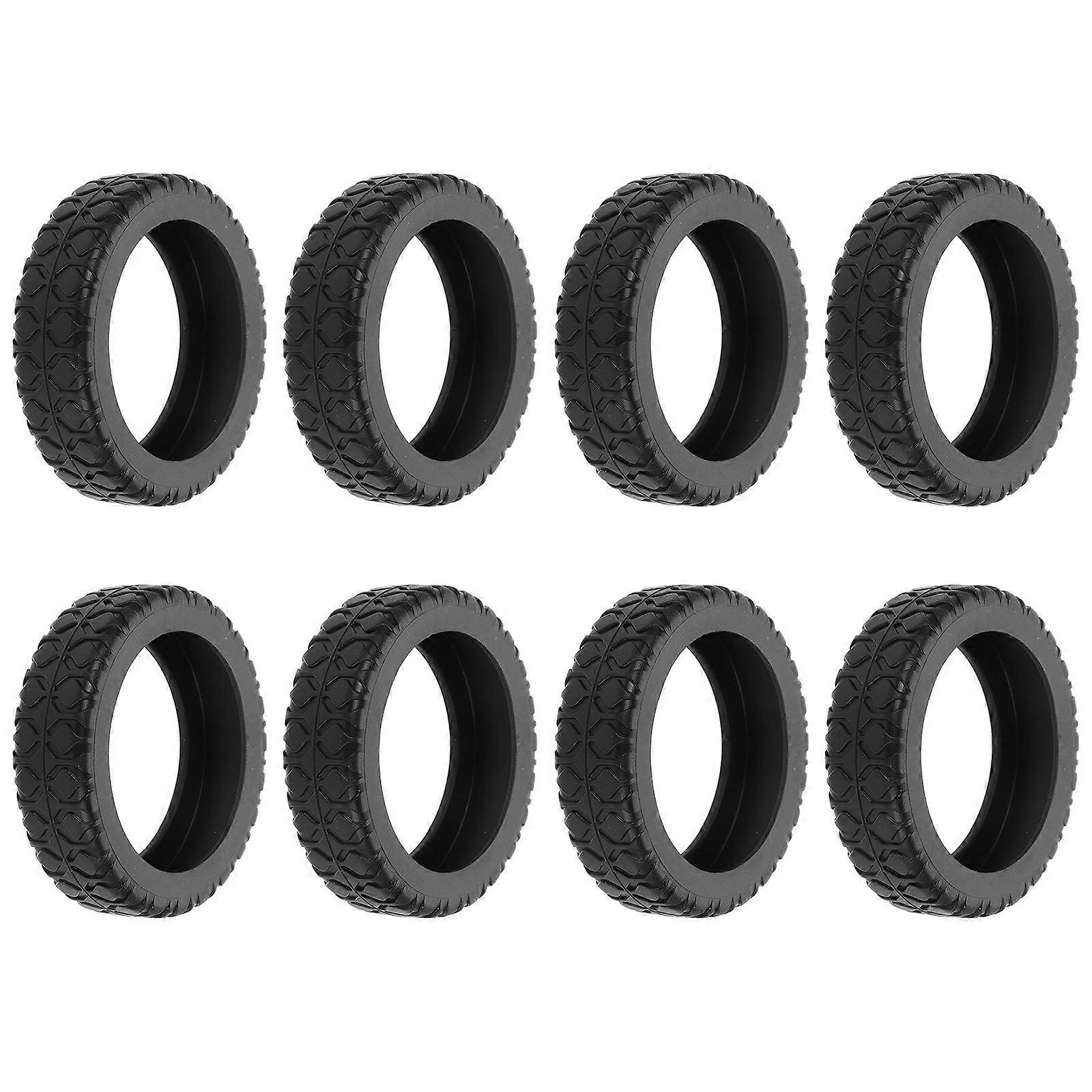 8pcs Silicone Luggage Wheel Covers Shock Absorbing, Noise Reducing, Dustproof, Slip Resistant, Durable Caster Protectors for Suitcases