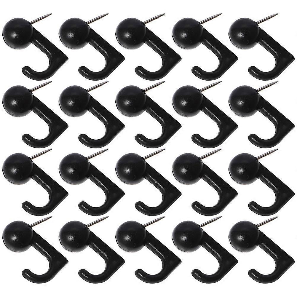 Bulletin Board Tacks Iron Material Mini Pothook Shape Wall Decoration 3 Boxes