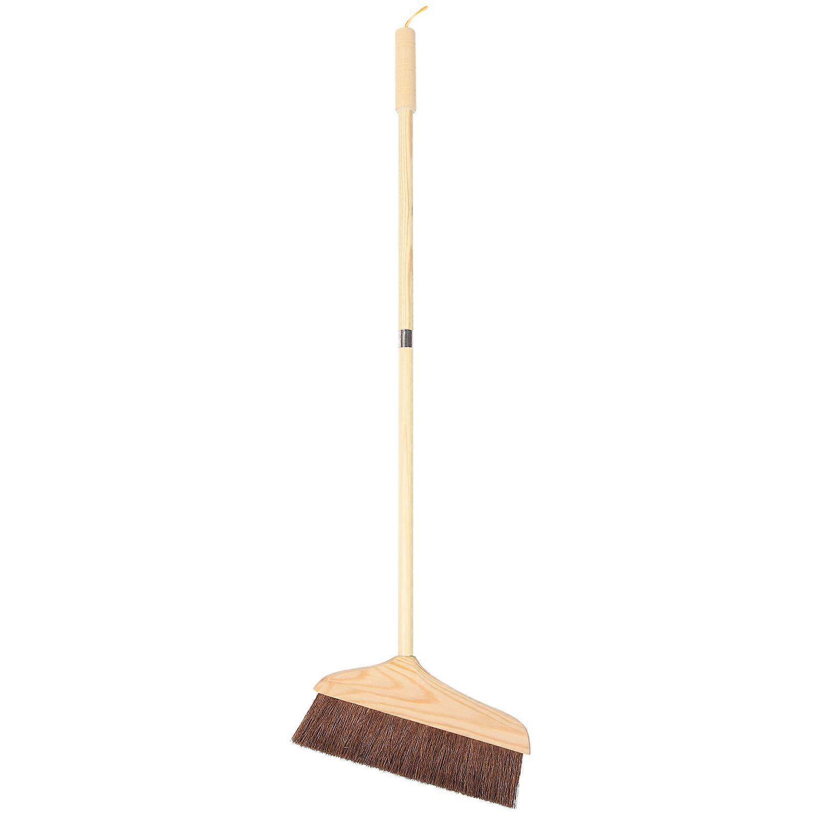 Indoor Broom Multi-Functional Broom Wood Material Floor Sweeping Adults Use 1Pack
