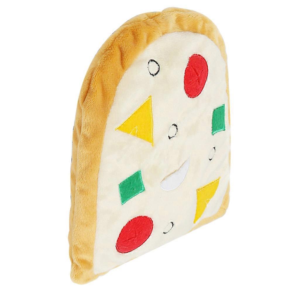 Puppy Chew Toys For Teething Cartoon Pizza Shaped Toy Pet Indoor .00X15.00X4.00CM Teeth Grinding 1Pcs