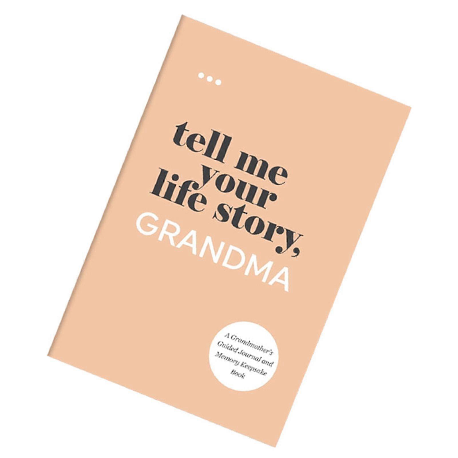 Tell Me Your Life Story - Dad's/Mom's/Grandpa's/Grandma's Guided Journal and Memory Keepsake Book Meaningful Gift