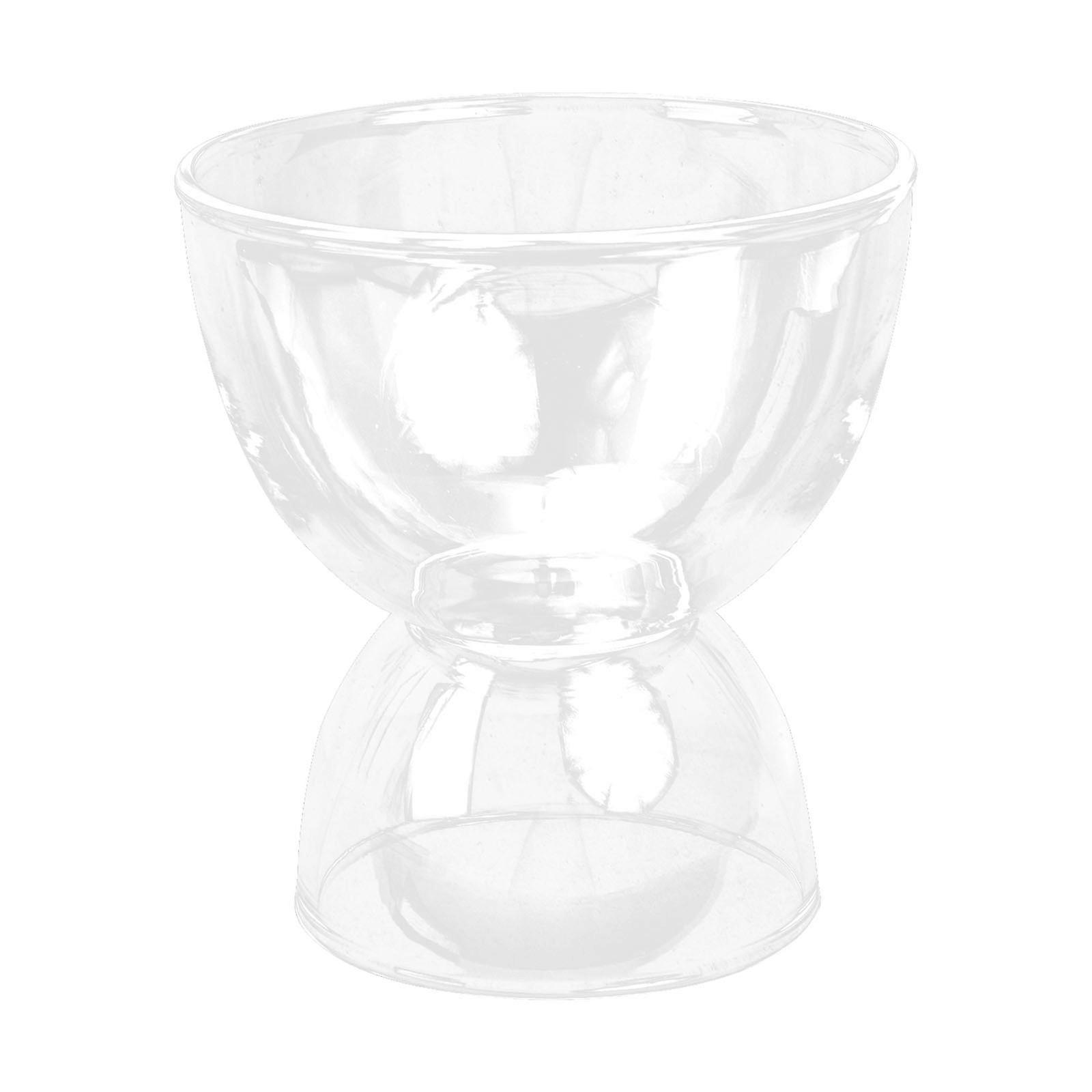 Dessert Serving Cup Heat Resistant Reusable Footed Dessert Cups Round 1Set