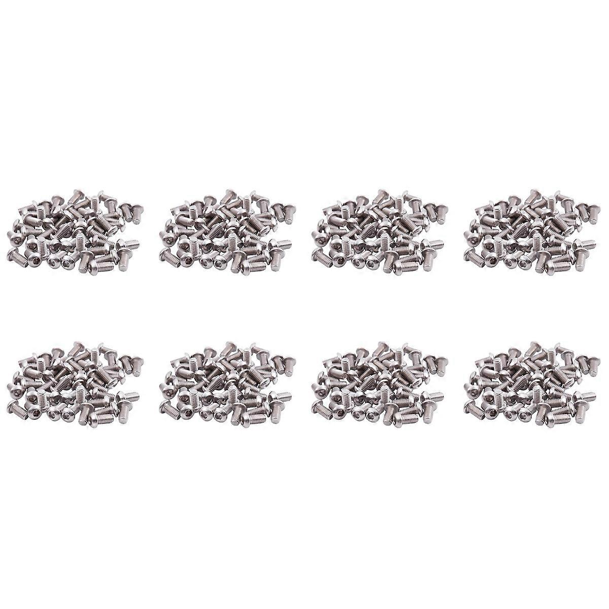 M6x12mm Stainless Steel Hex Socket Button Head Screws 400 Pcs