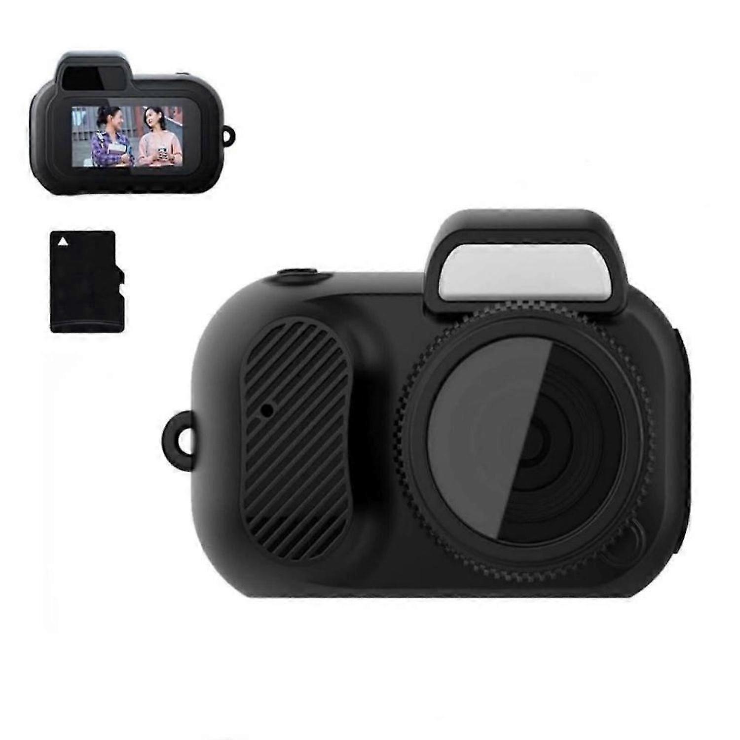Zoomu Mini Camera Keychain, 1080P Mini Digital Camera Keychain Nostalgic Camera