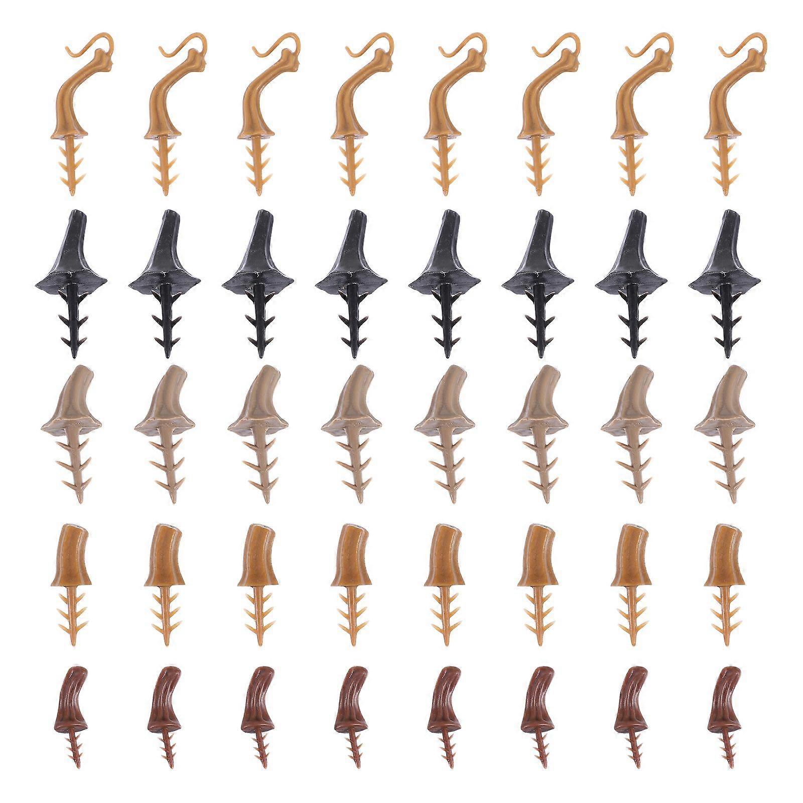 40pcs Pumpkin Stem Pumpkin DIY Handle Harvest Plastic Pumpkin Handle Accessory