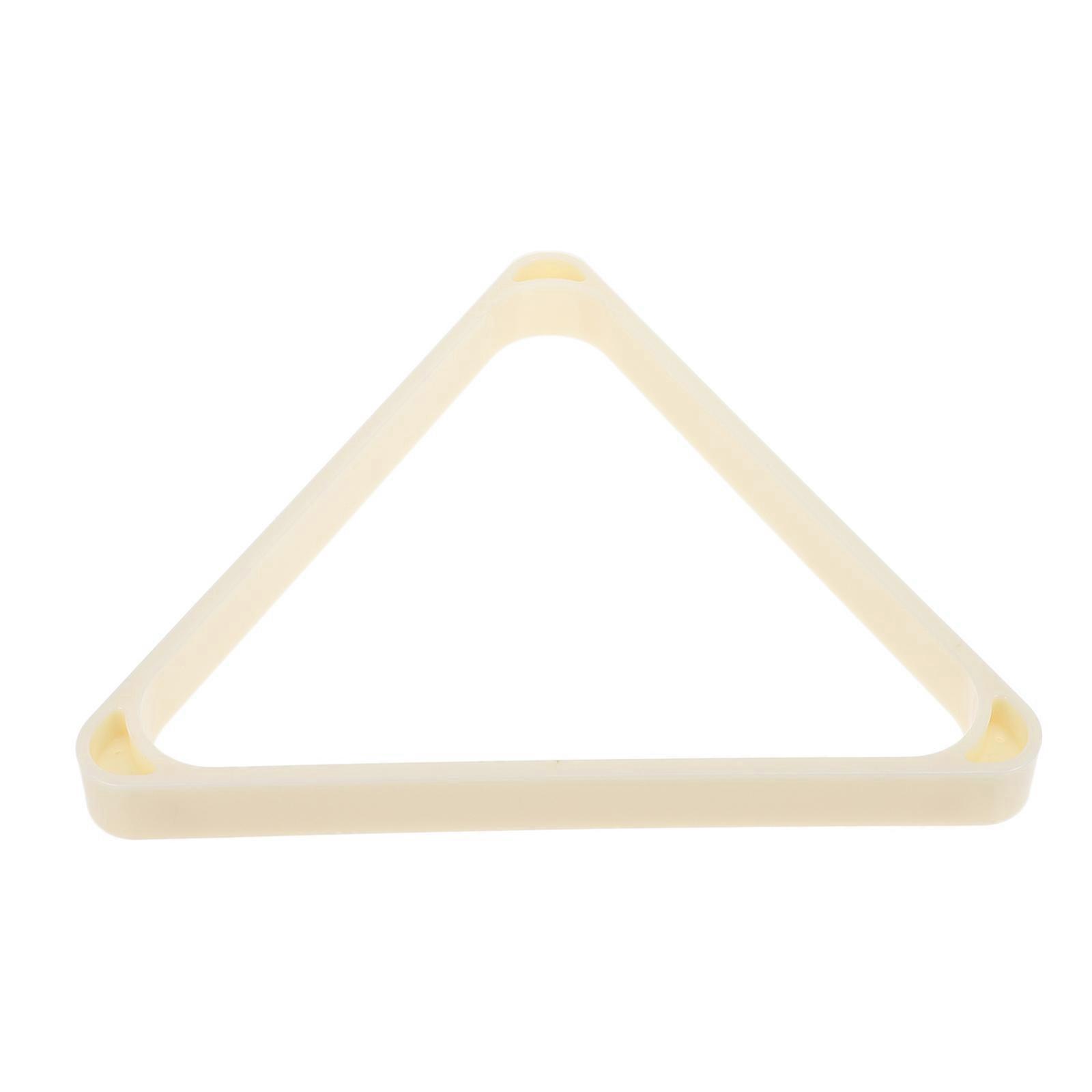 Snooker Tripod Rack American Style Billiard Tripod Rack Table Pool Balls Rack Beige 33X29.5CM Store Balls Safely 1Pack