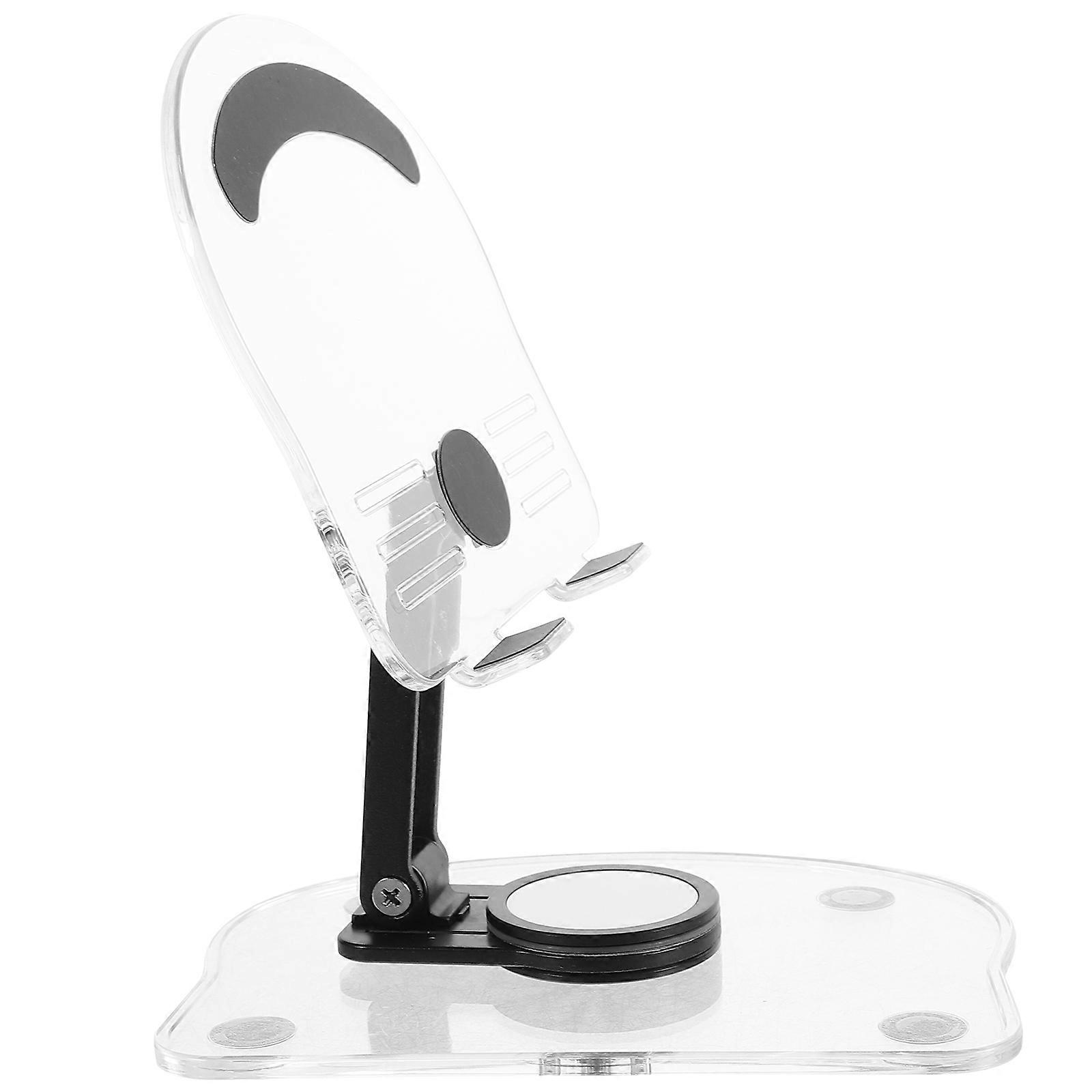 Foldable Desktop Phone Holder Tablet Bracket for 360-Degree Rotation 1Set