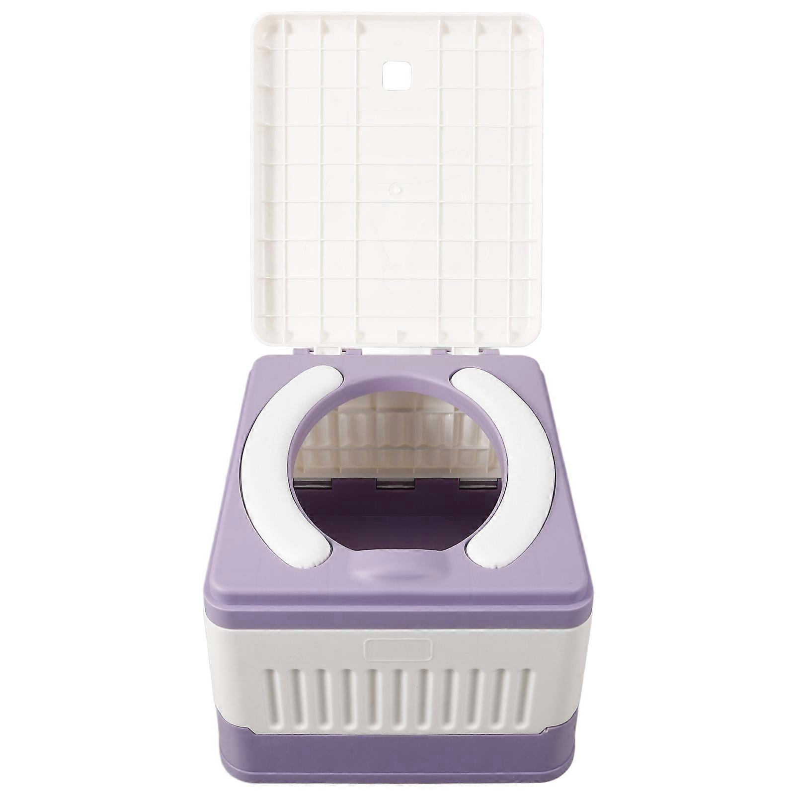 Folding Travel Toilet Multi Function Portable Car Toilet For Adults Children Emergency Use 1Set