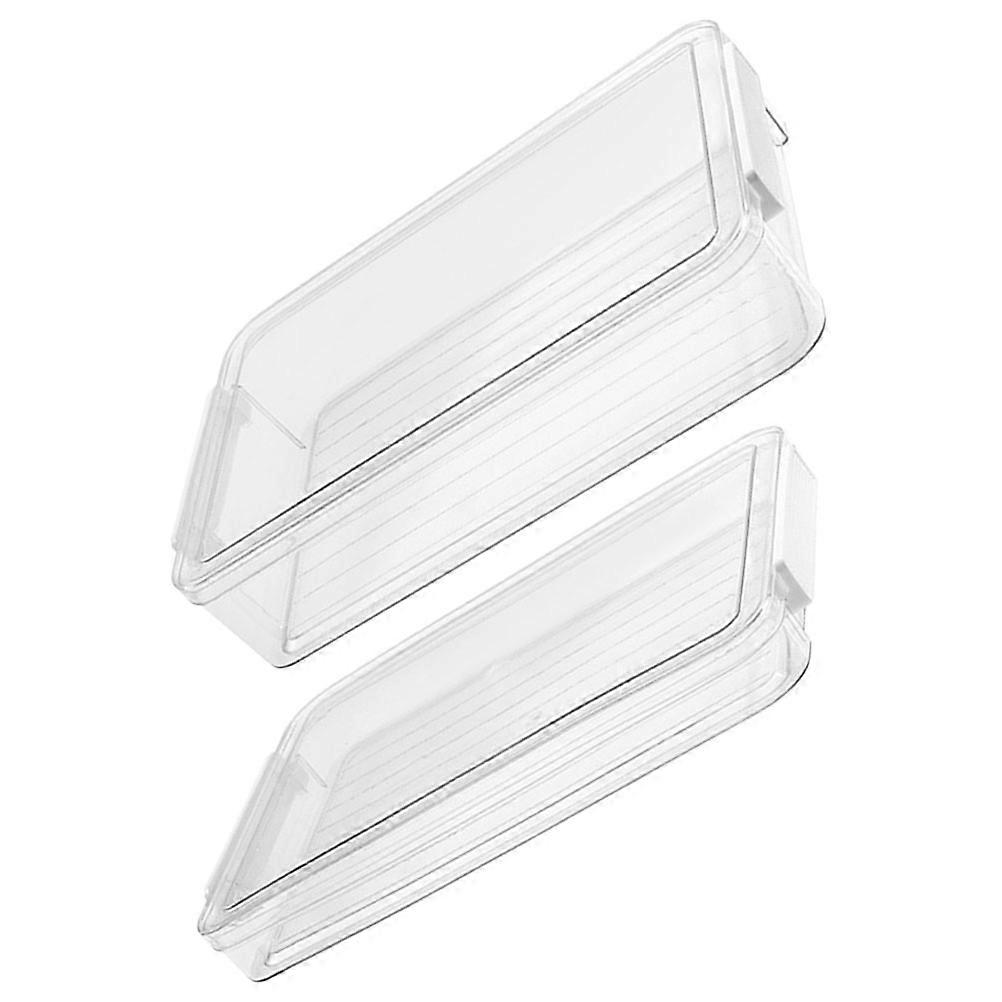 Birth Certificate Document Organizer Water Resistance File Organization 2Pcs Transparent Buckle Design Office Use